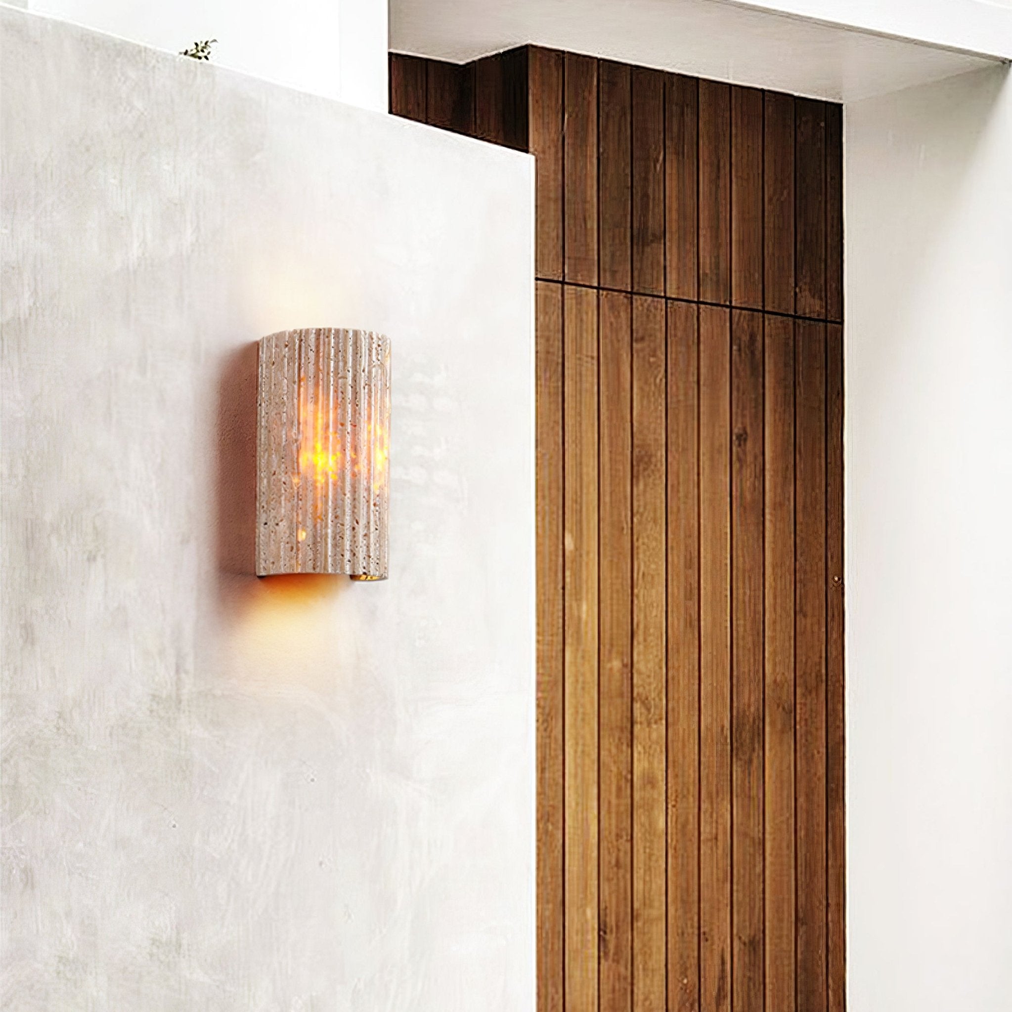 Sysilion Travertine Wall Light - Neutralighting