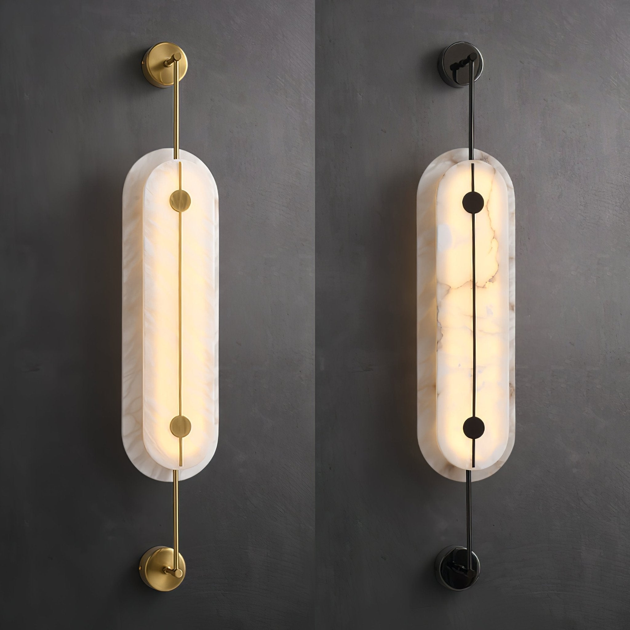 Cudorel Oval Alabaster Wall Light - Neutralighting
