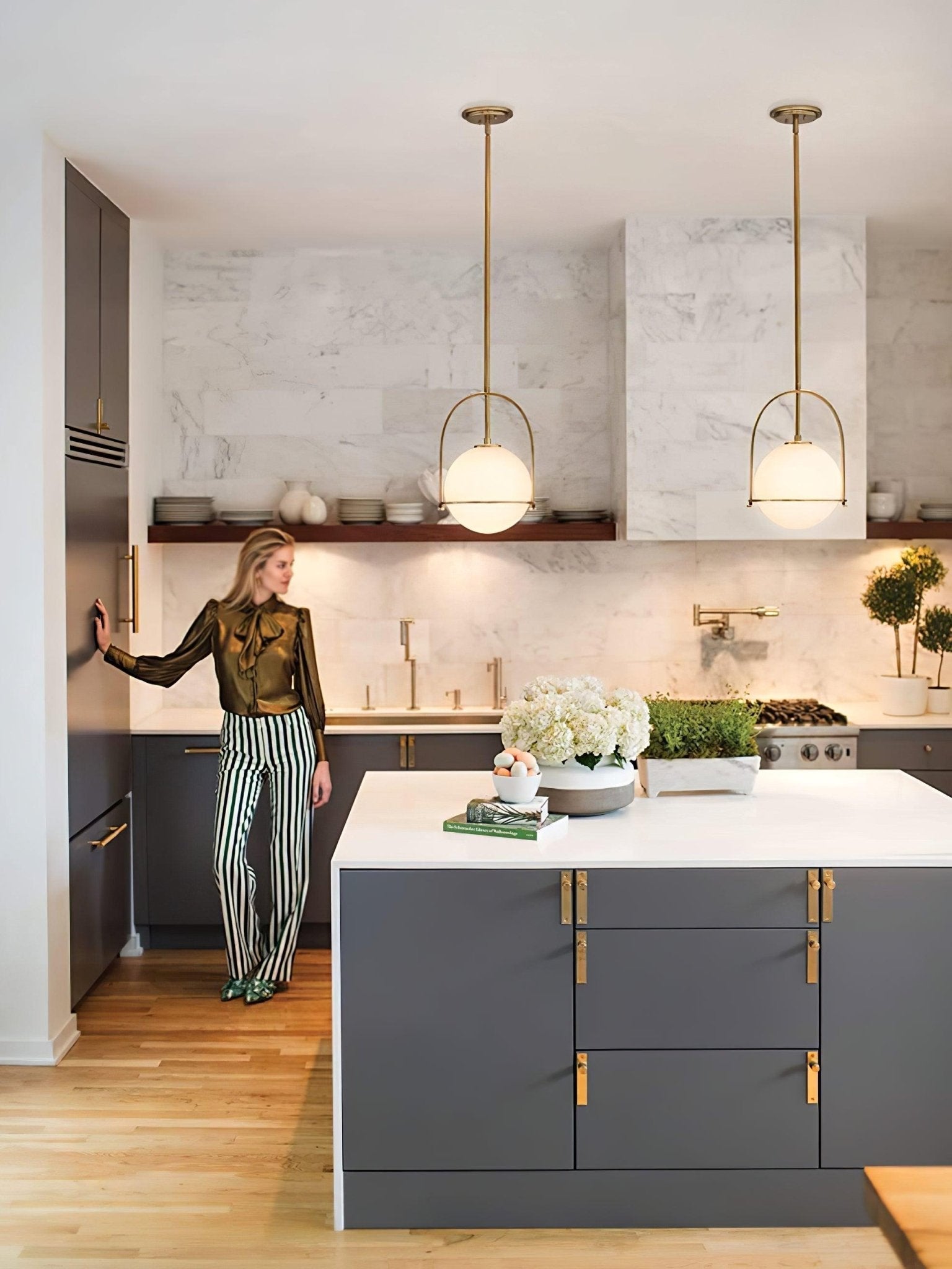 Obsidian Moderne Glas Pendelleuchte-Letslighting
