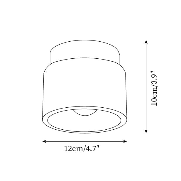 Ritta Stone Travertine Ceiling Light - Letslighting