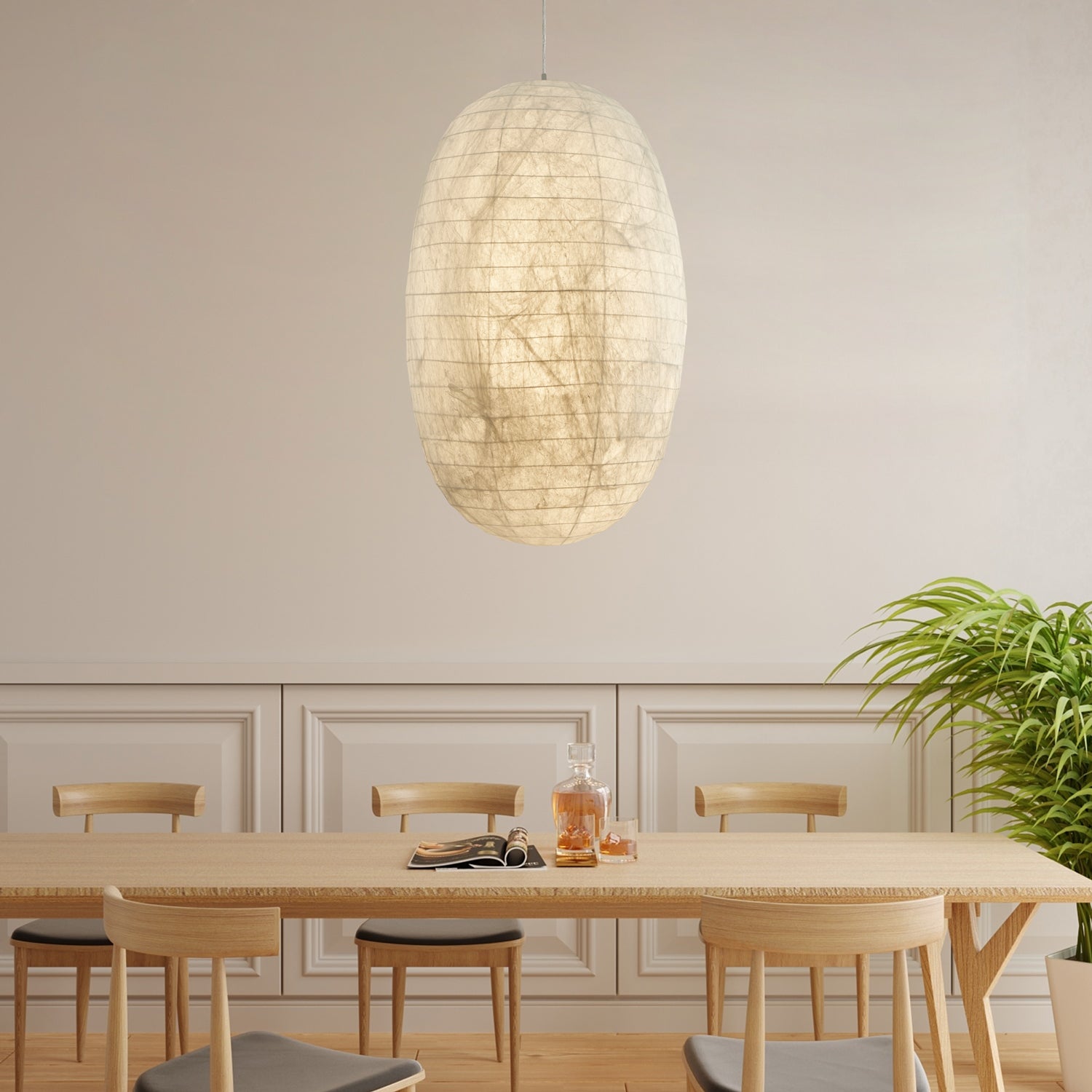 Oldoryra Seide Retro Pendelleuchte Leuchte-Letslighting