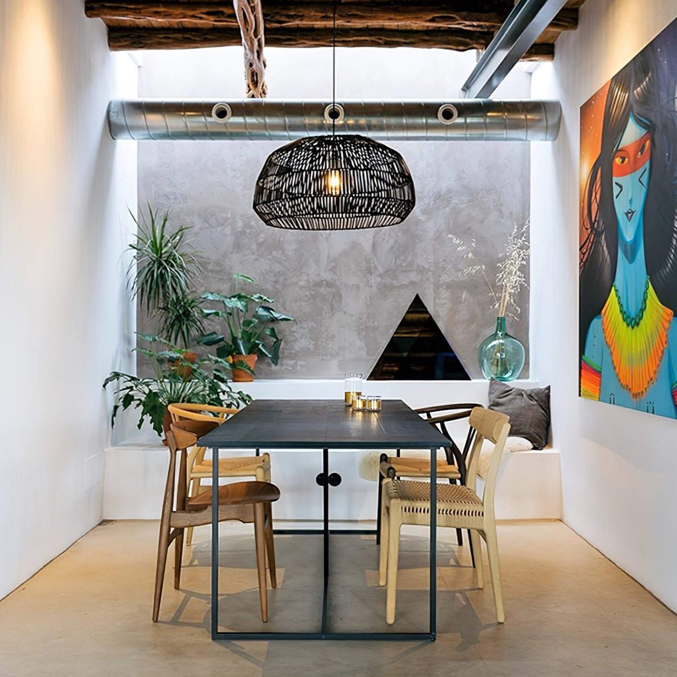 Cucarel Rattan Pendelleuchte-Letslighting