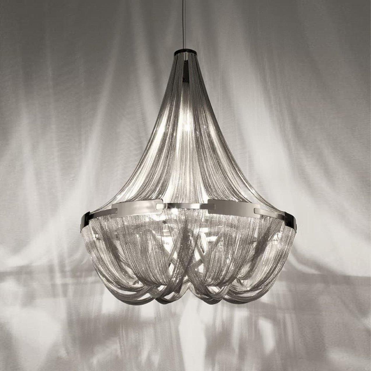 Solara Kronleuchter Quaste Aluminium Kette-Letslighting