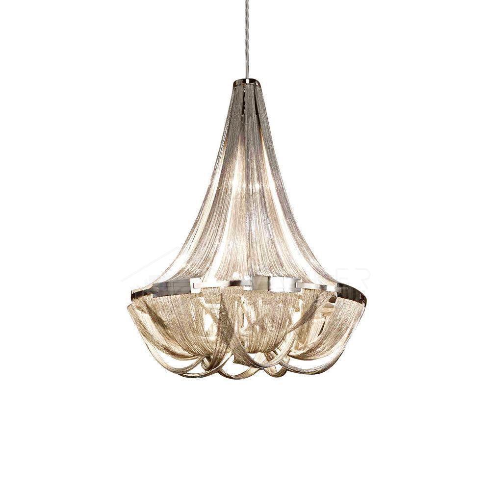 Solara Kronleuchter Quaste Aluminium Kette-Letslighting
