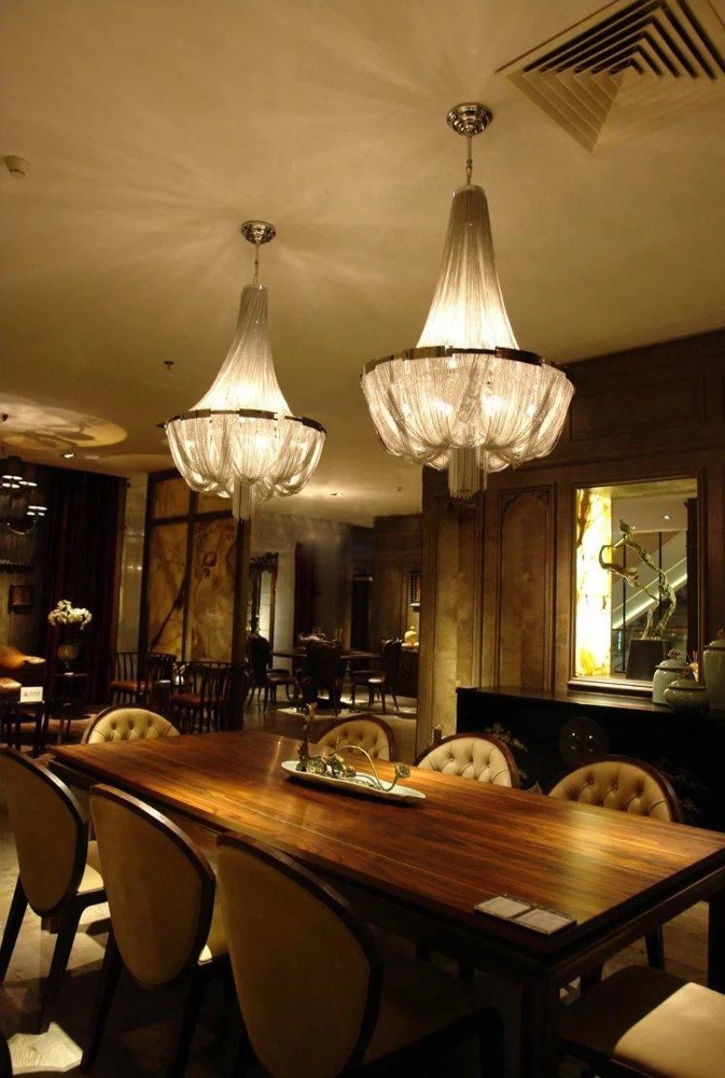 Solara Kronleuchter Quaste Aluminium Kette-Letslighting
