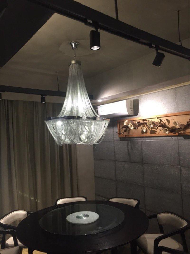 Solara Kronleuchter Quaste Aluminium Kette-Letslighting