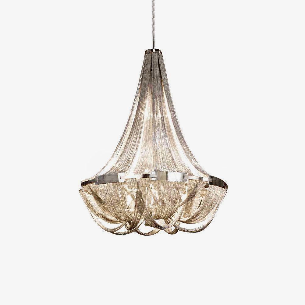 Solara Kronleuchter Quaste Aluminium Kette-Letslighting