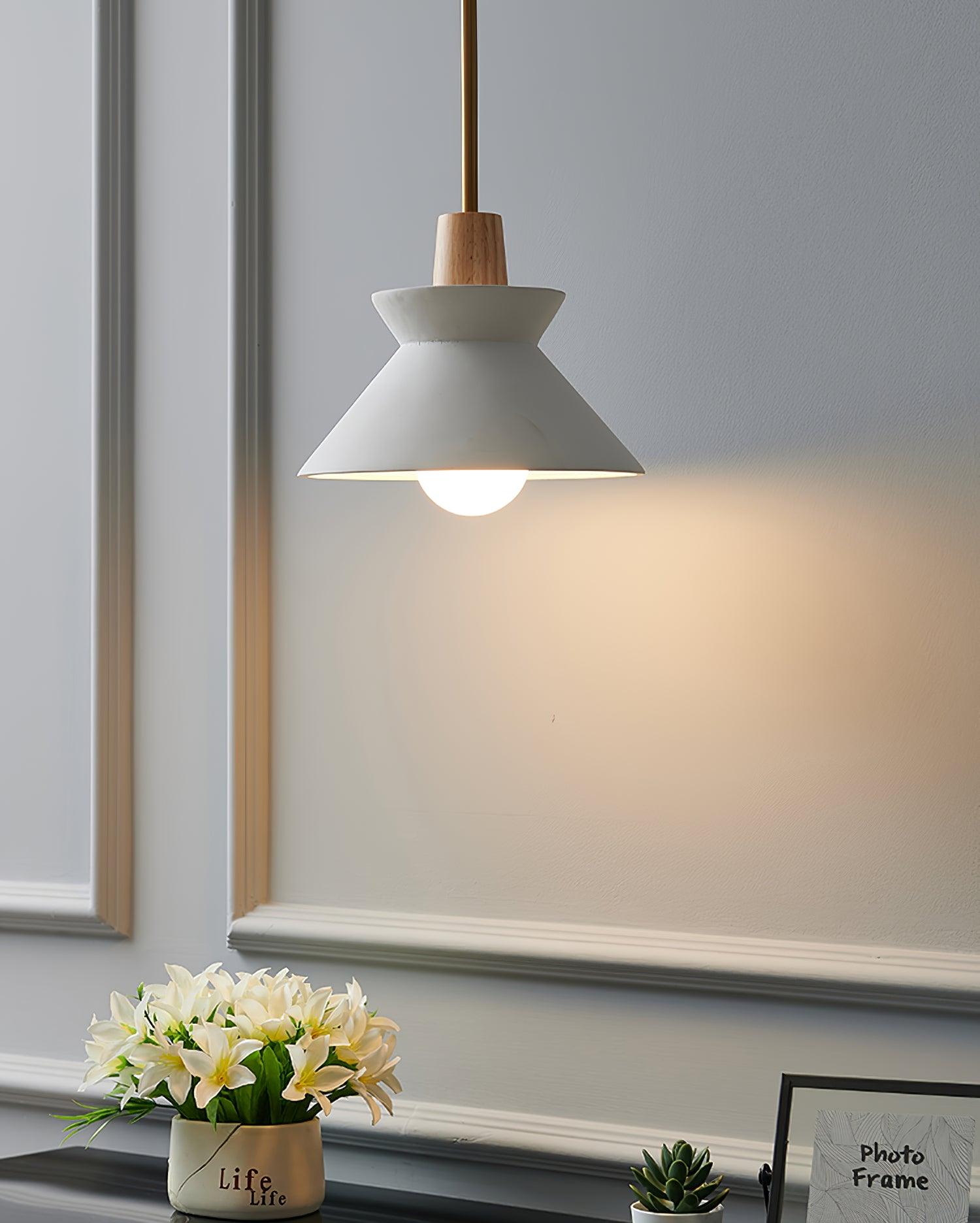Solara Pendelleuchte Holz Nordic Minimalistisch-Letslighting