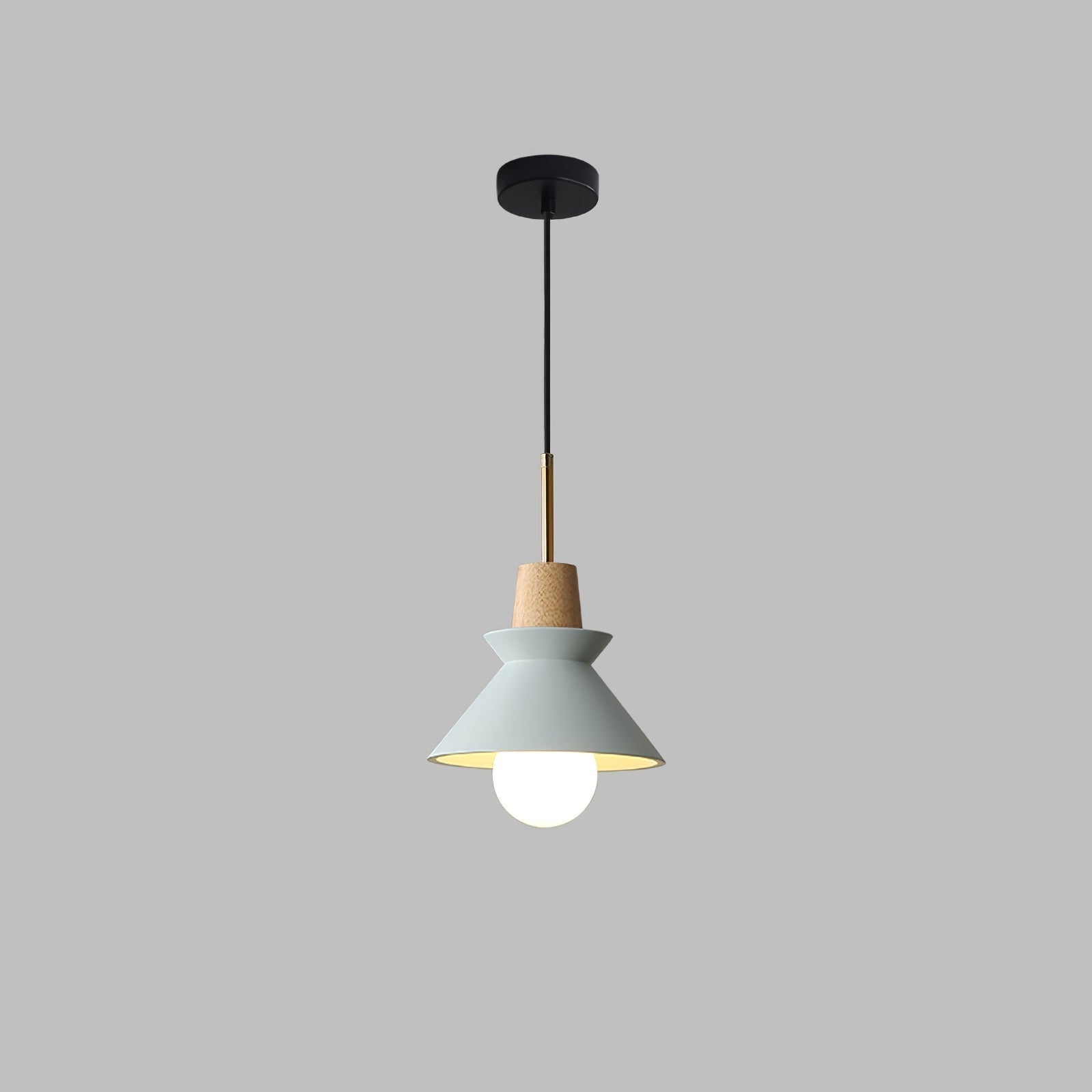 Solara Pendelleuchte Holz Nordic Minimalistisch-Letslighting