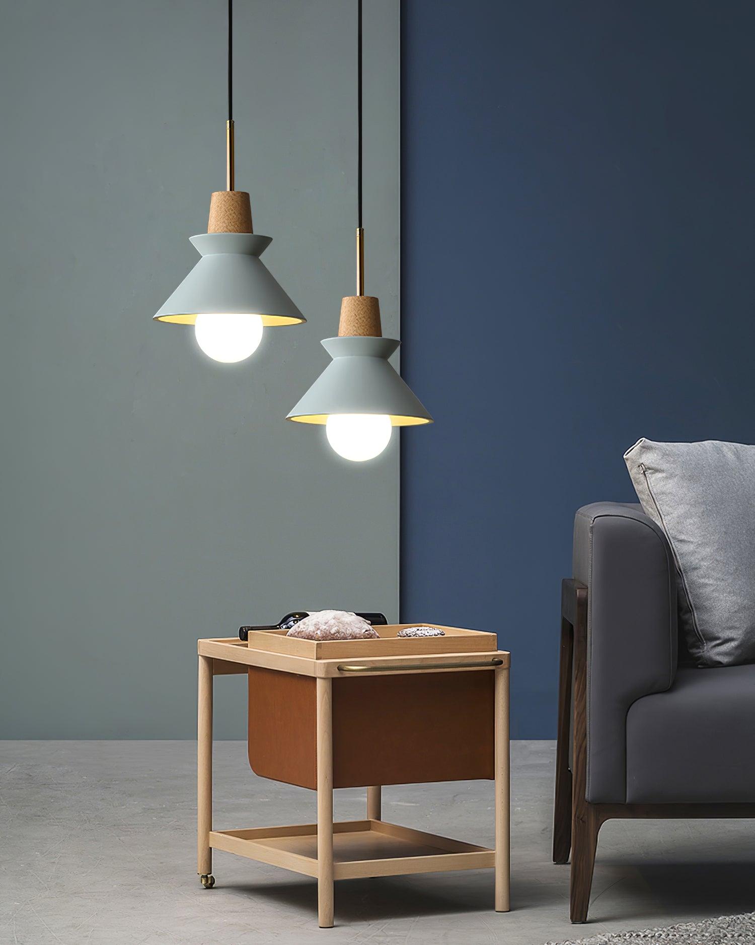 Solara Pendelleuchte Holz Nordic Minimalistisch-Letslighting