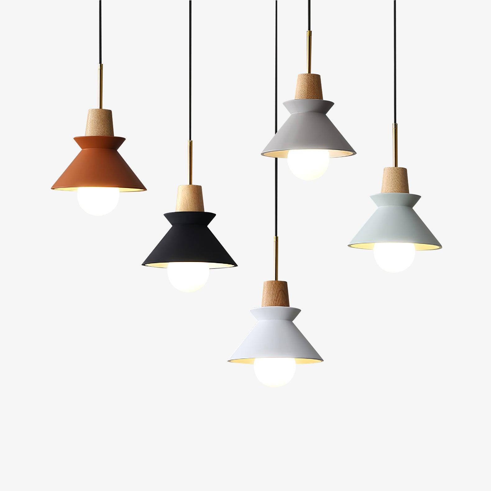 Solara Pendelleuchte Holz Nordic Minimalistisch-Letslighting
