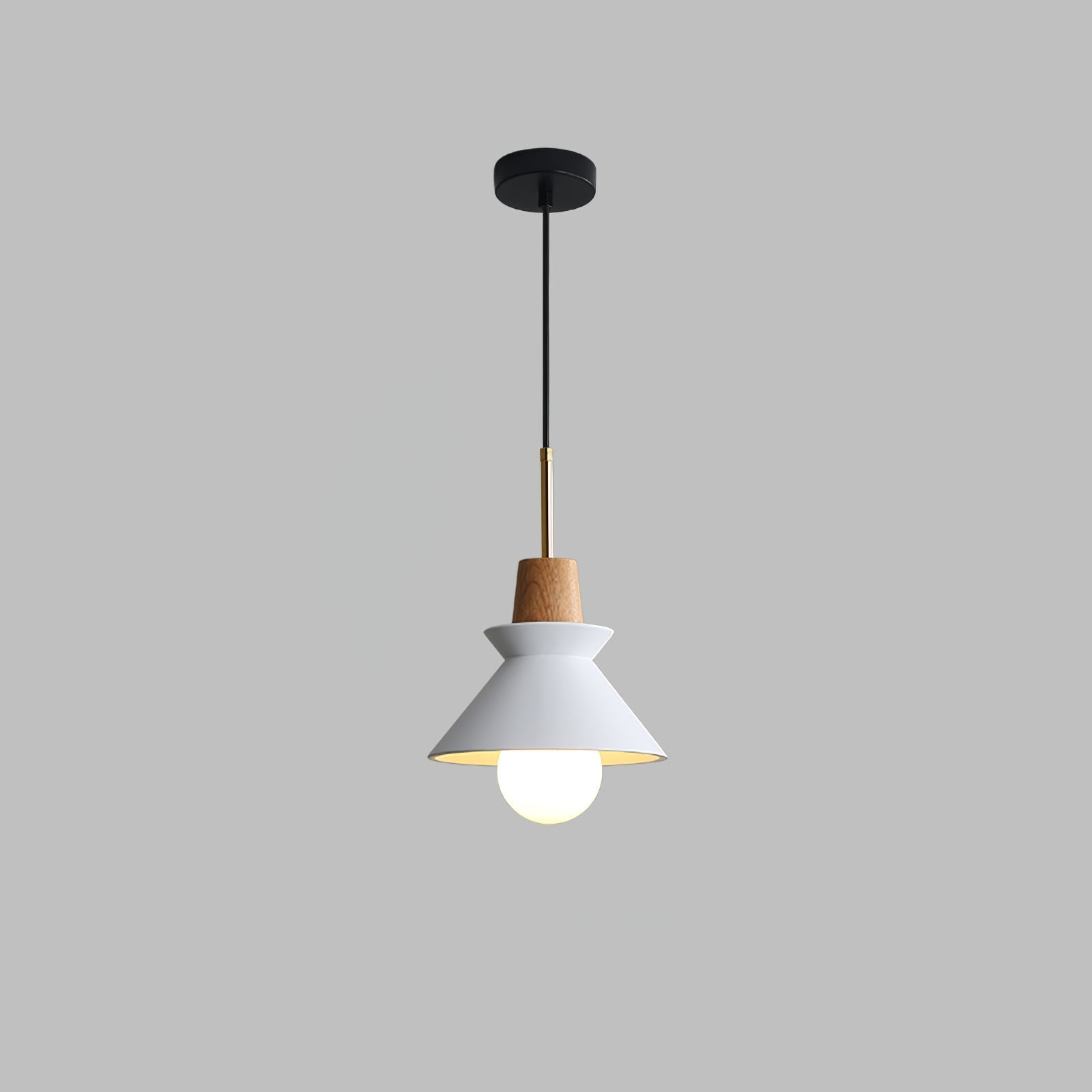 Solara Pendelleuchte Holz Nordic Minimalistisch-Letslighting