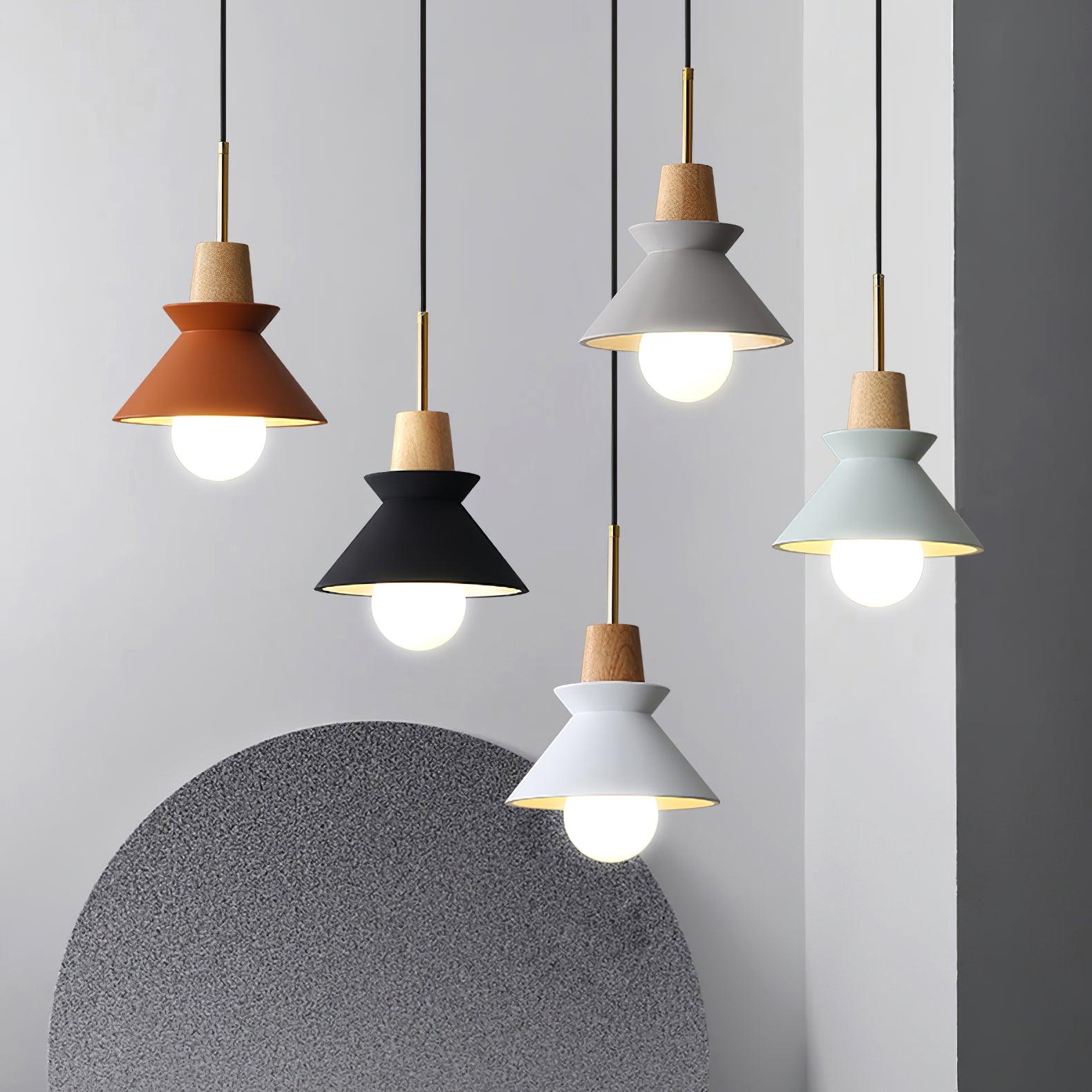 Solara Pendelleuchte Holz Nordic Minimalistisch-Letslighting