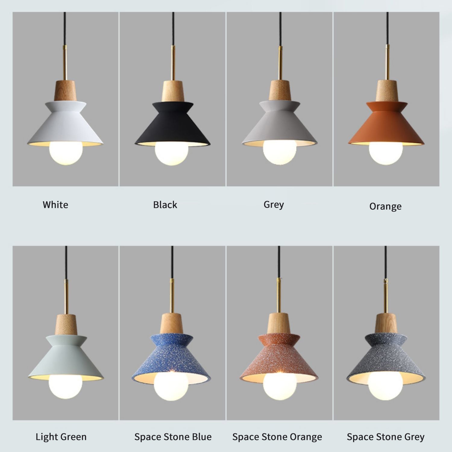 Solara Pendelleuchte Holz Nordic Minimalistisch-Letslighting