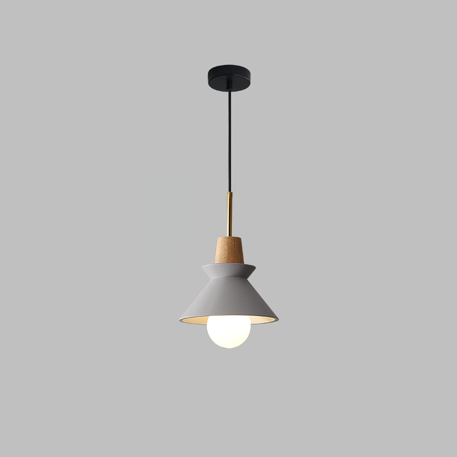 Solara Pendelleuchte Holz Nordic Minimalistisch-Letslighting