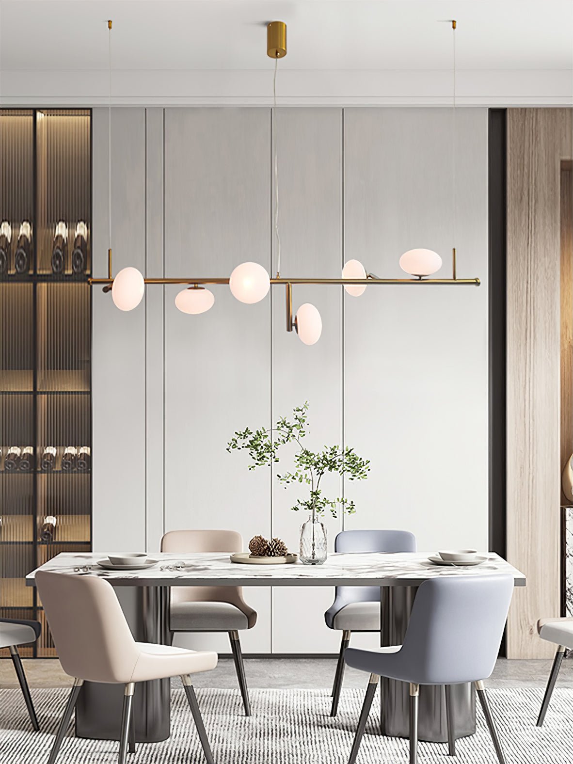 Balance Moderner Glas-Kronleuchter-Letslighting