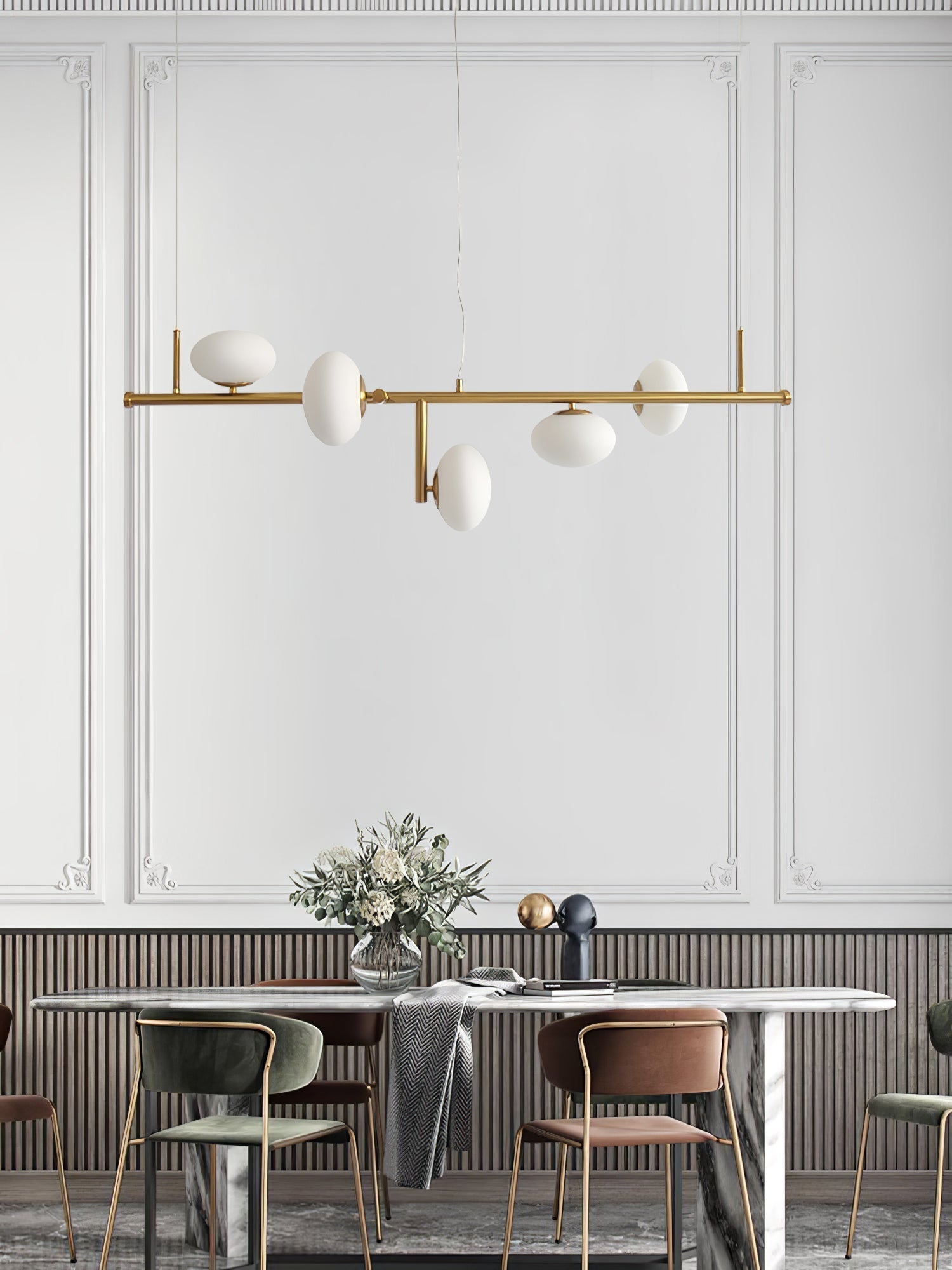 Balance Moderner Glas-Kronleuchter-Letslighting