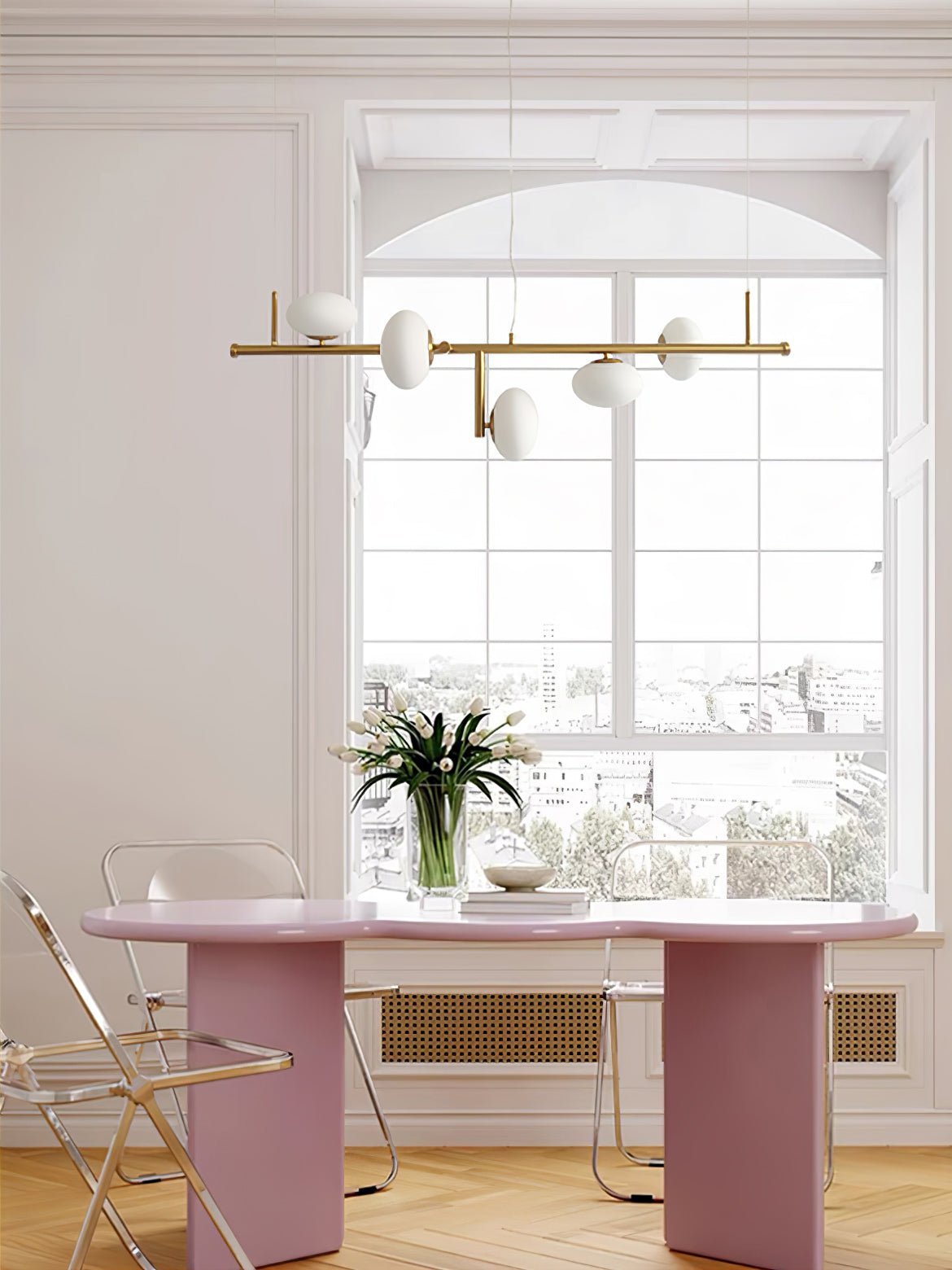 Balance Moderner Glas-Kronleuchter-Letslighting