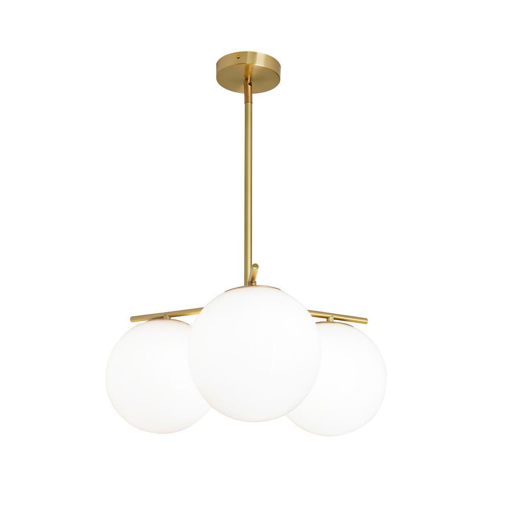 Lustra Kronleuchter Kugel & Stiel Modern Gold LED-Letslighting