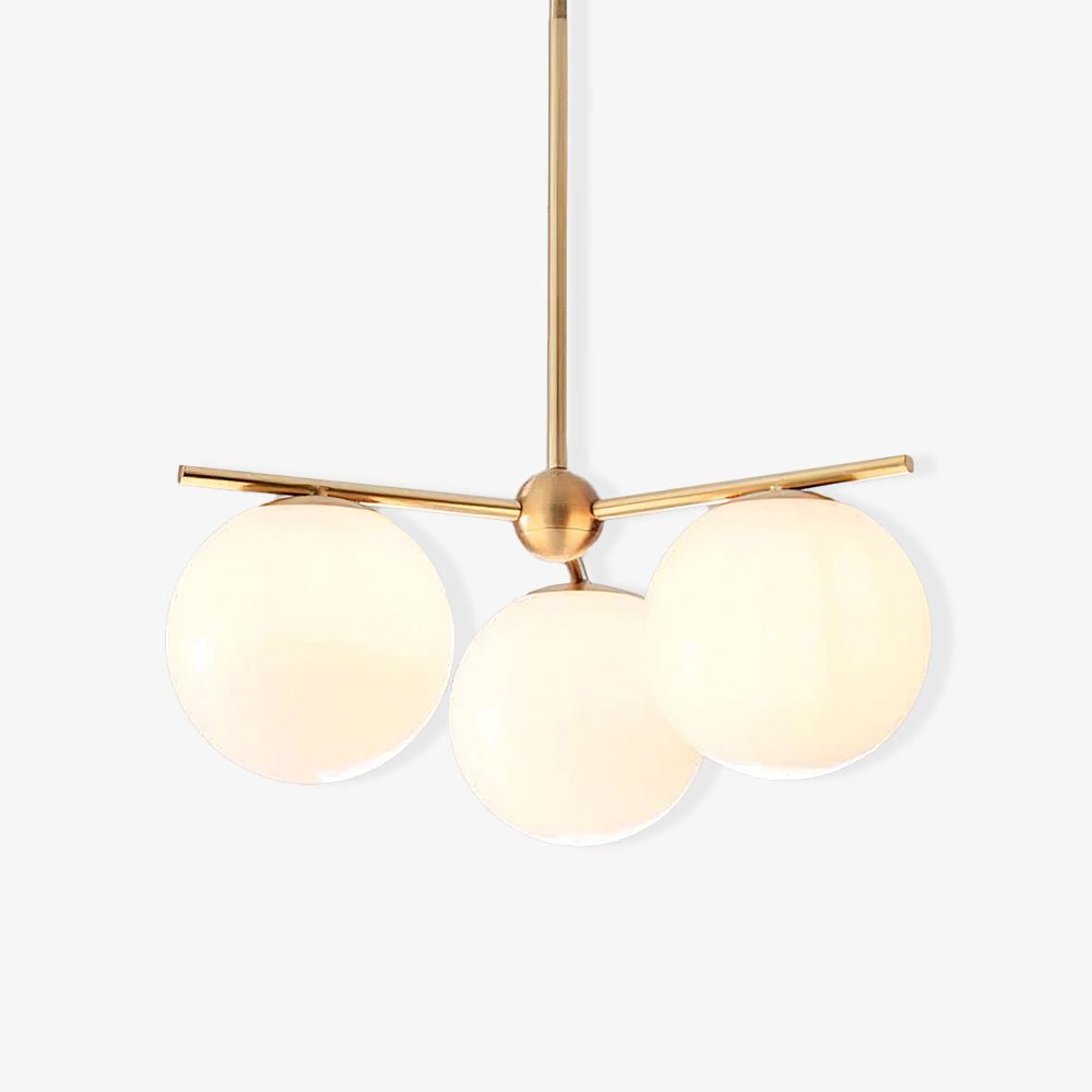 Lustra Kronleuchter Kugel & Stiel Modern Gold LED-Letslighting