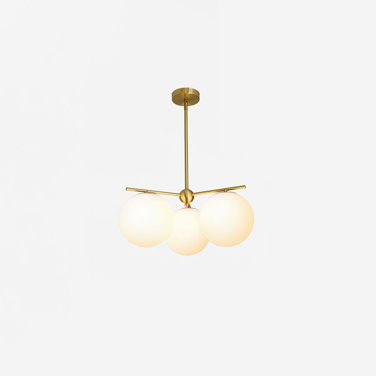 Lustra Kronleuchter Kugel & Stiel Modern Gold LED-Letslighting