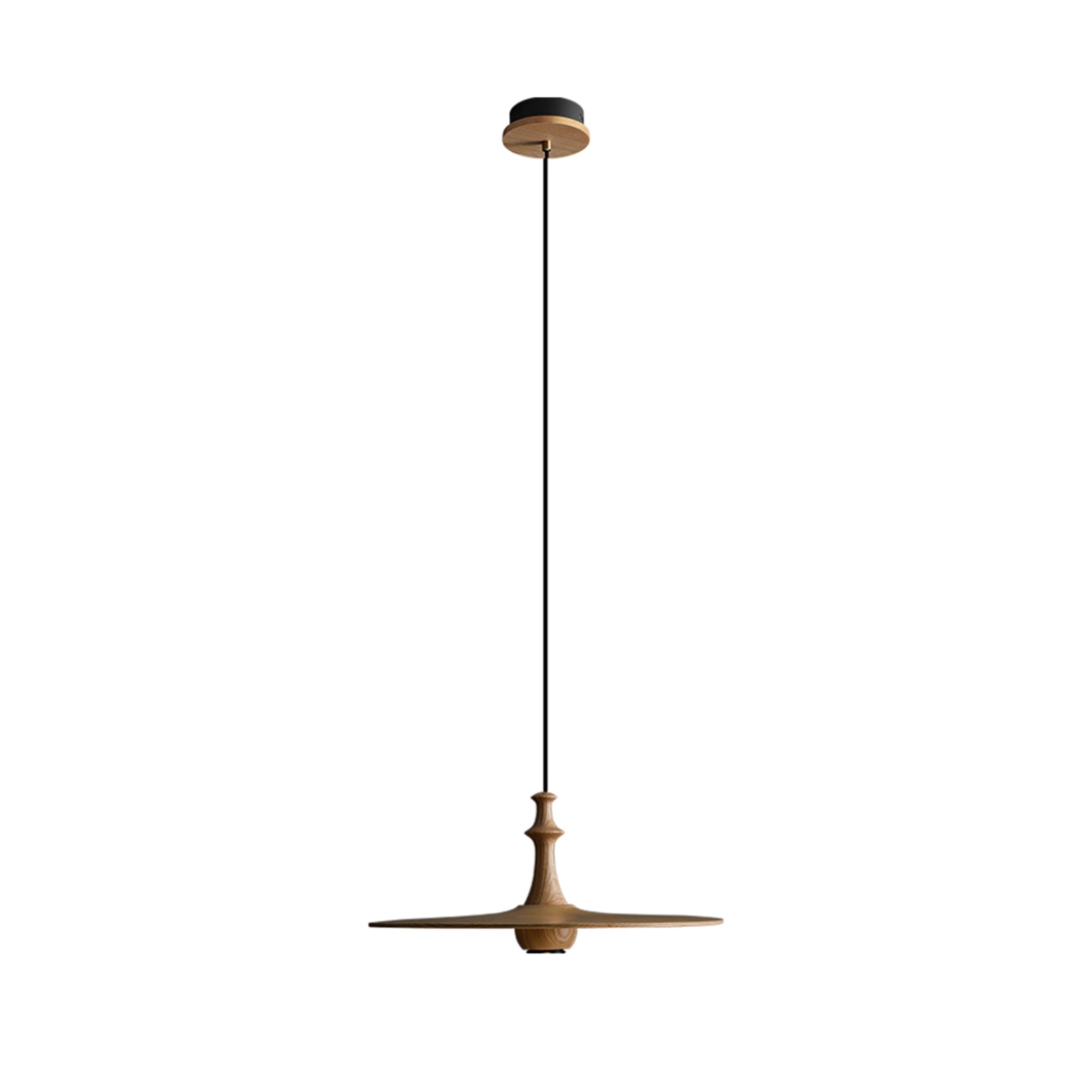 Syrinyra Skulptural Holz Scheibe Pendelleuchte Leuchte-Letslighting