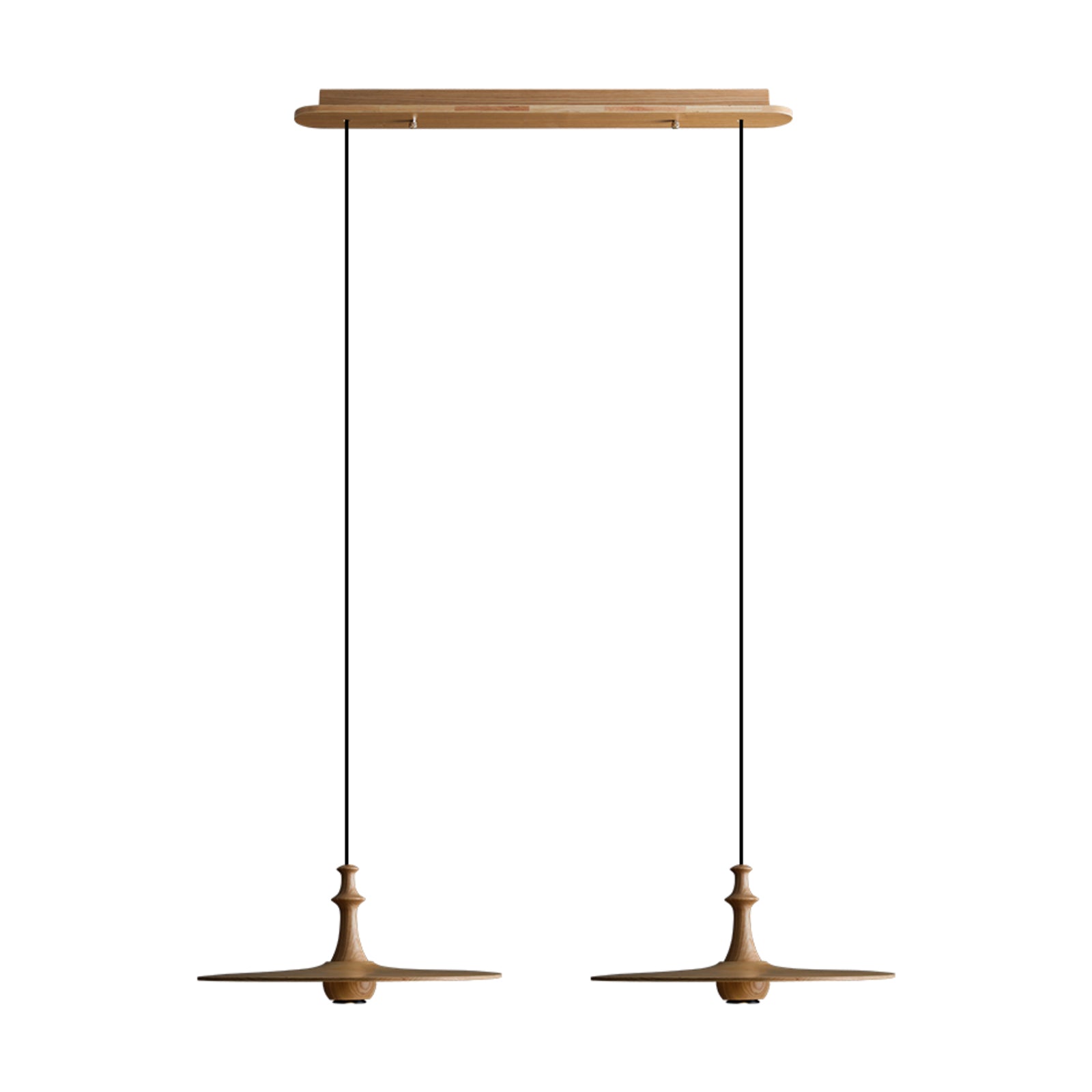 Syrinyra Skulptural Holz Scheibe Pendelleuchte Leuchte-Letslighting