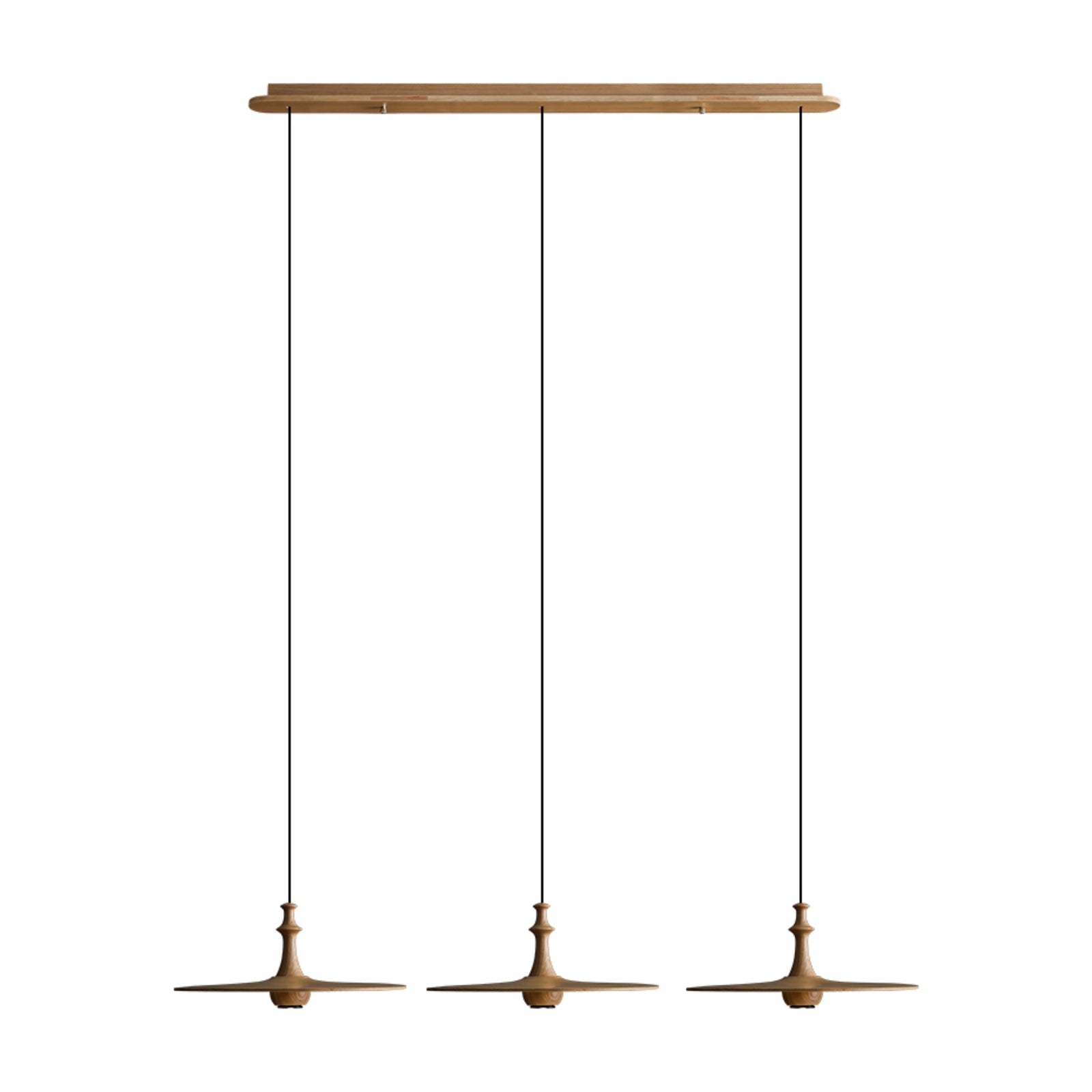 Syrinyra Skulptural Holz Scheibe Pendelleuchte Leuchte-Letslighting