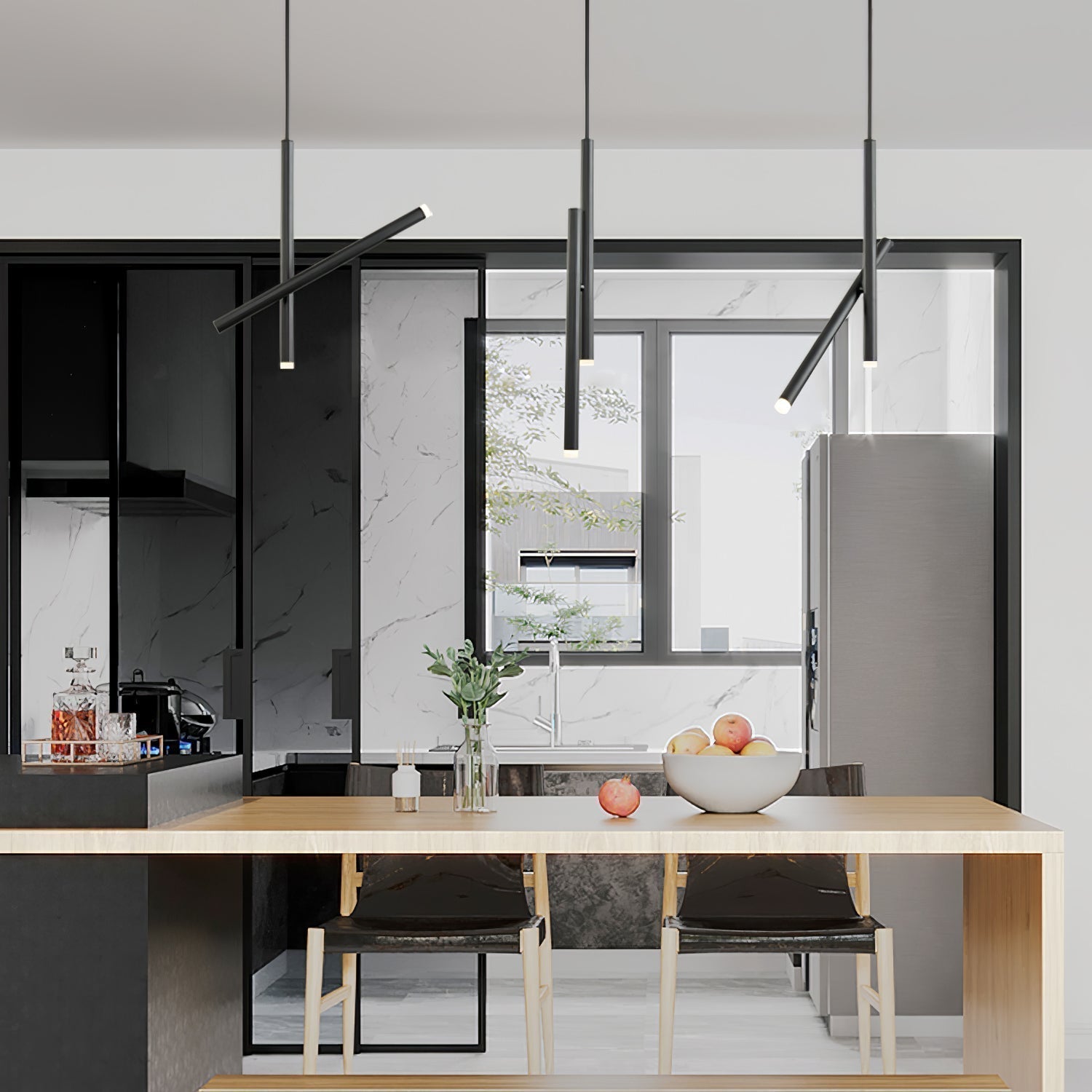 Imogen Minimalistisch Linear Pendelleuchte-Letslighting