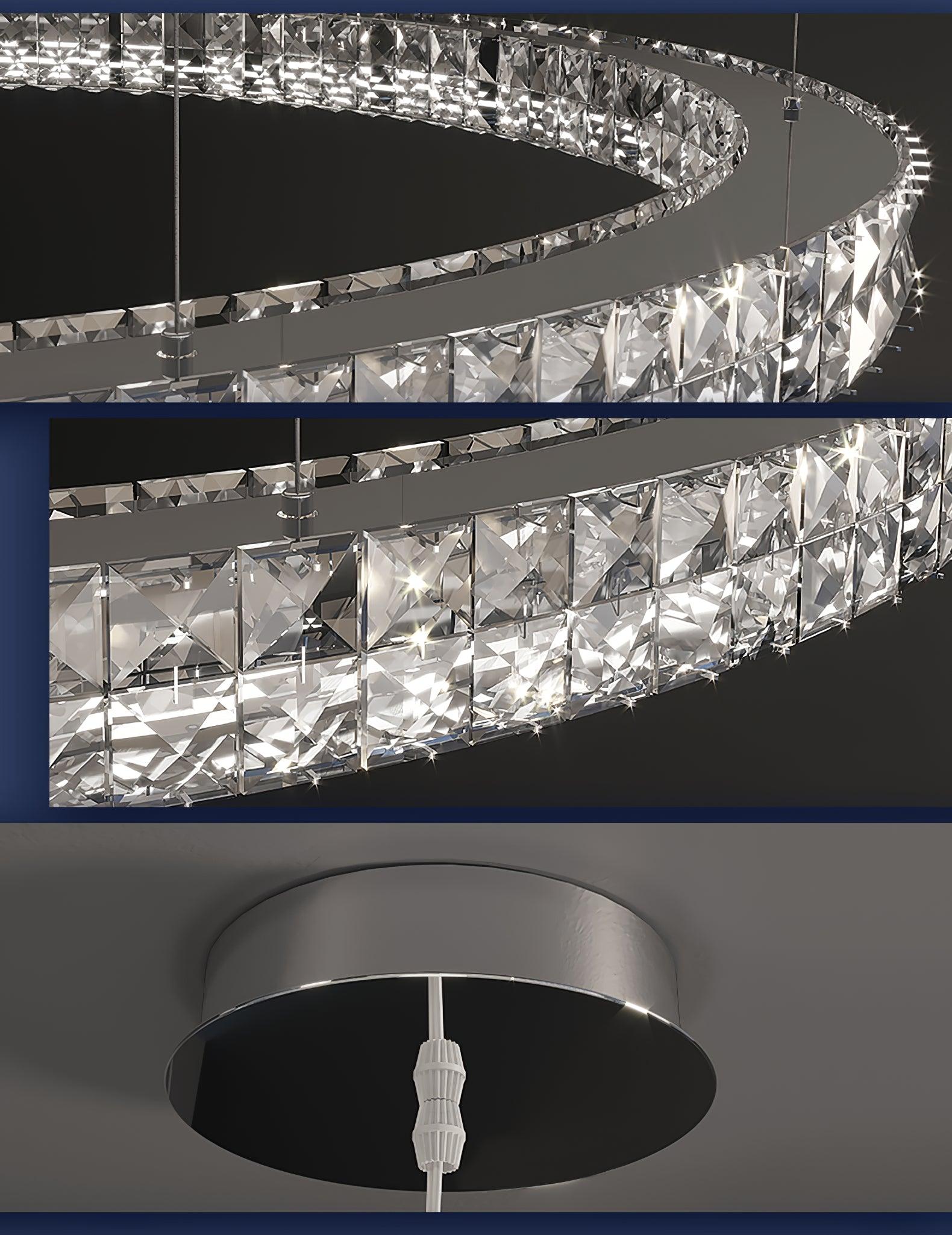 Lustra Kronleuchter-Kristallring Spiridon Luxe-Letslighting
