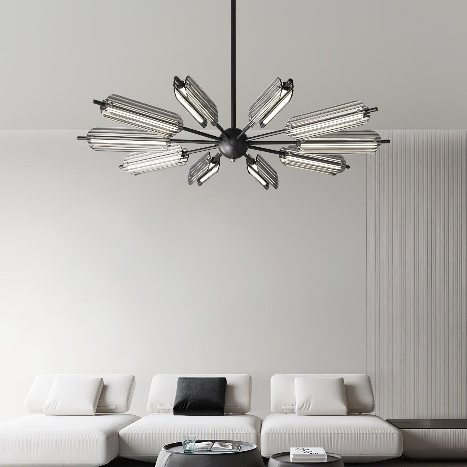 Sputnik Brass Chandelier - Blowlighting