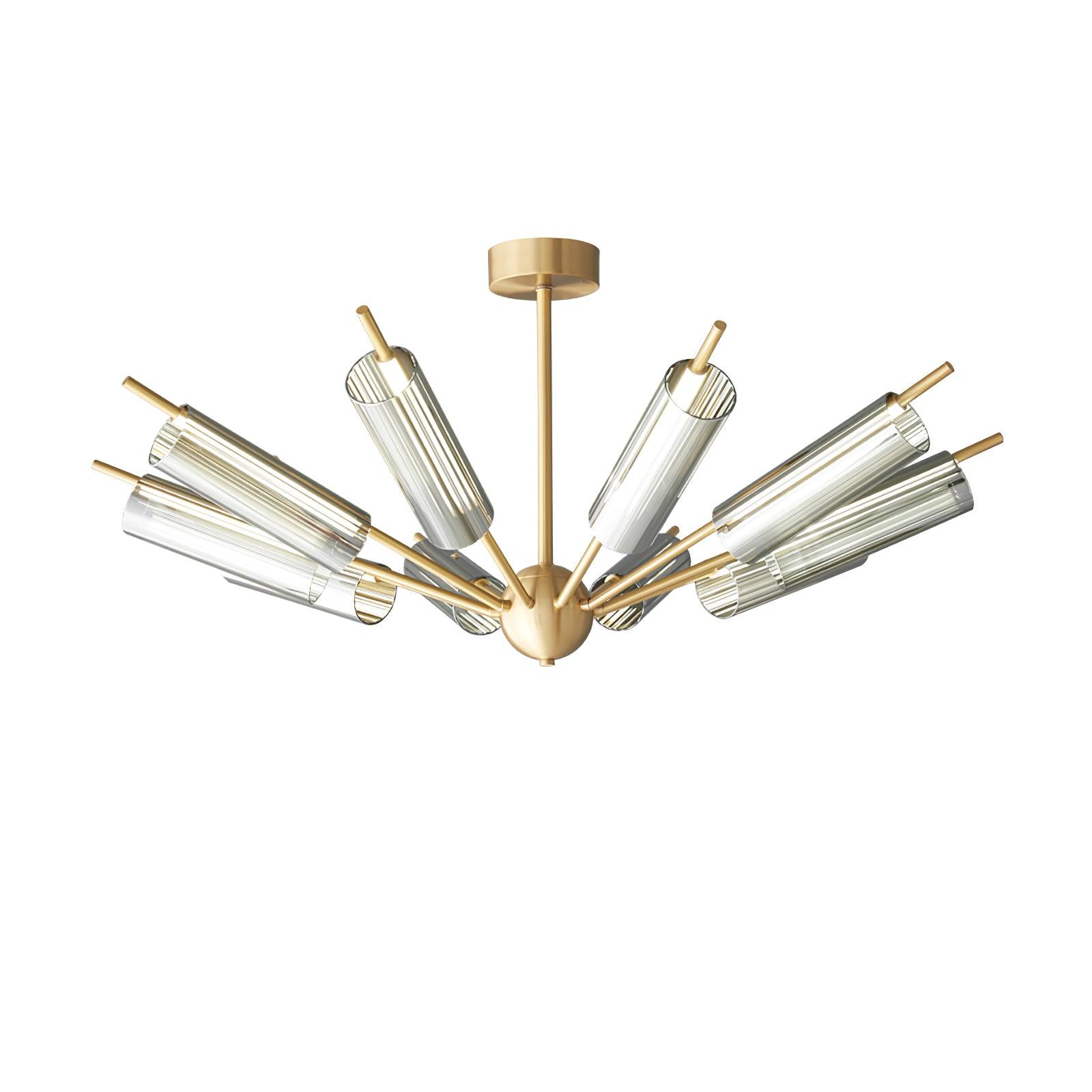 Sputnik Brass Chandelier - Blowlighting