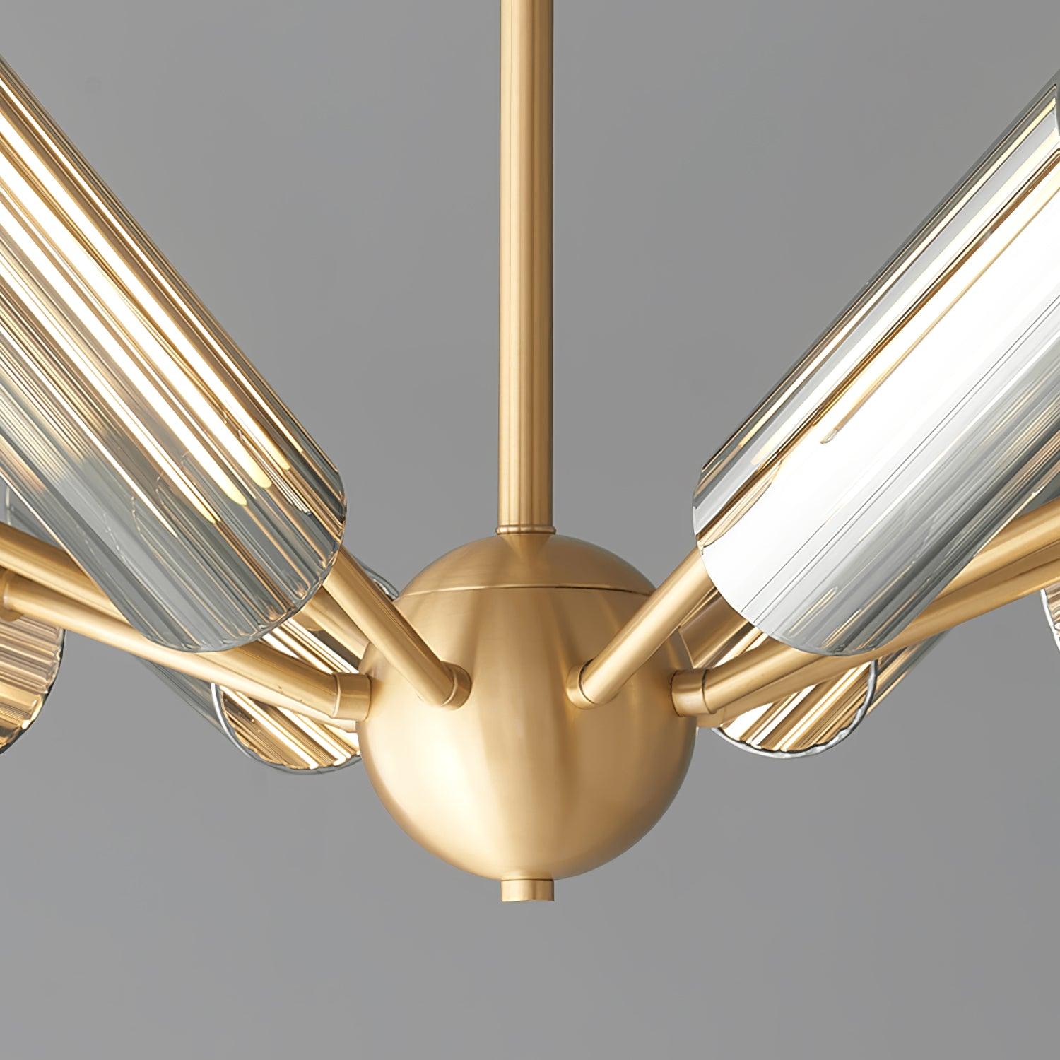 Sputnik Brass Chandelier - Blowlighting