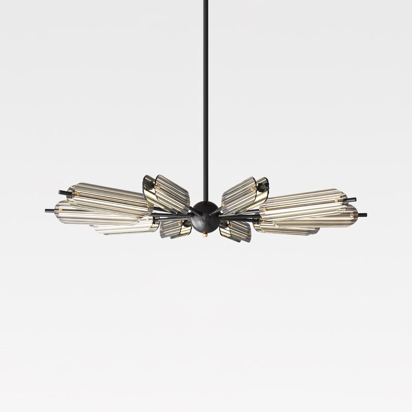 Sputnik Brass Chandelier - Blowlighting