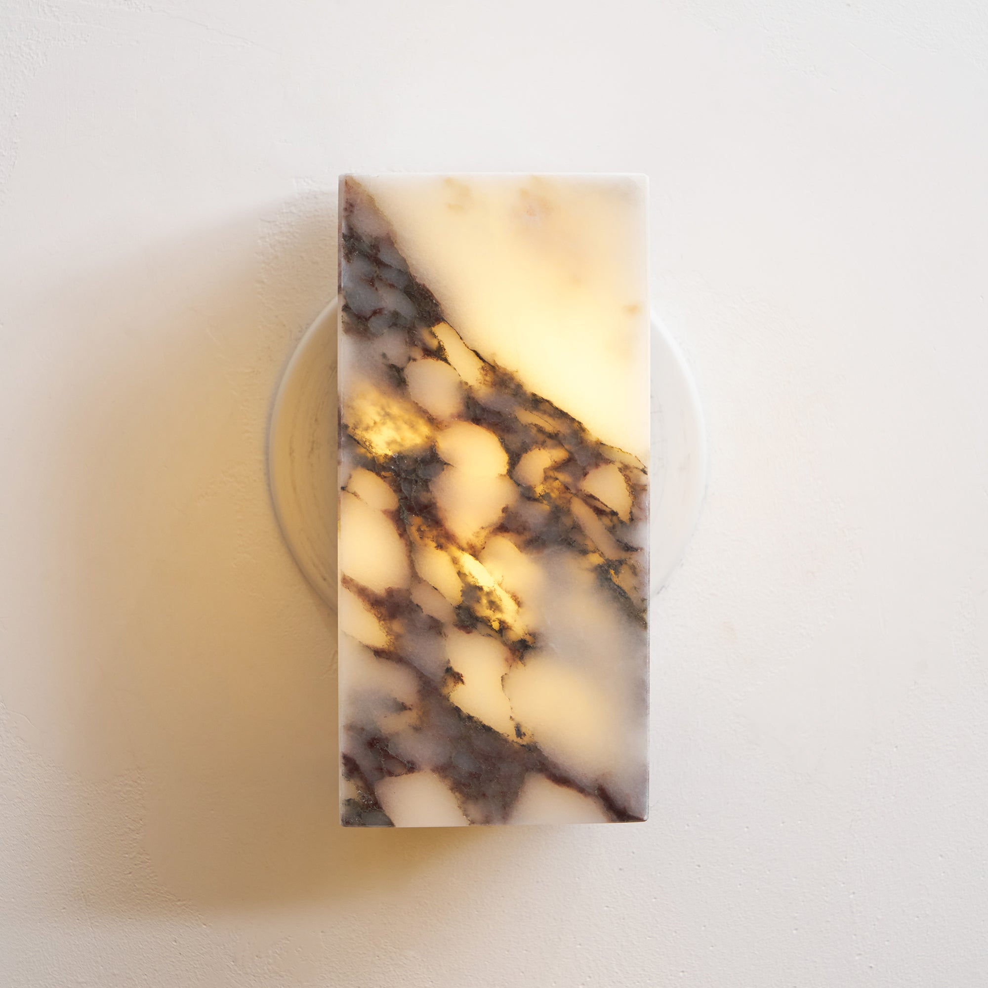 Illaee Quadrat Marmor Wandleuchte-Letslighting