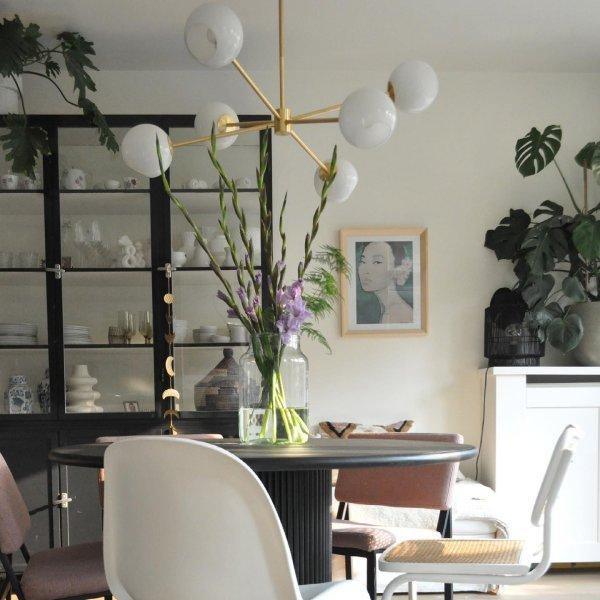Solara Kronleuchter Gestaffelt Glas 6-Licht-Letslighting