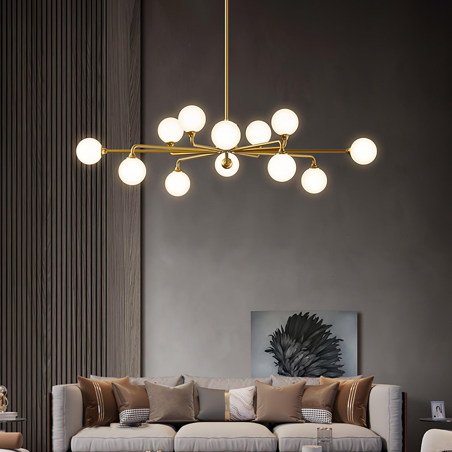 Galaxy Moderne Glas-Kronleuchter-Letslighting