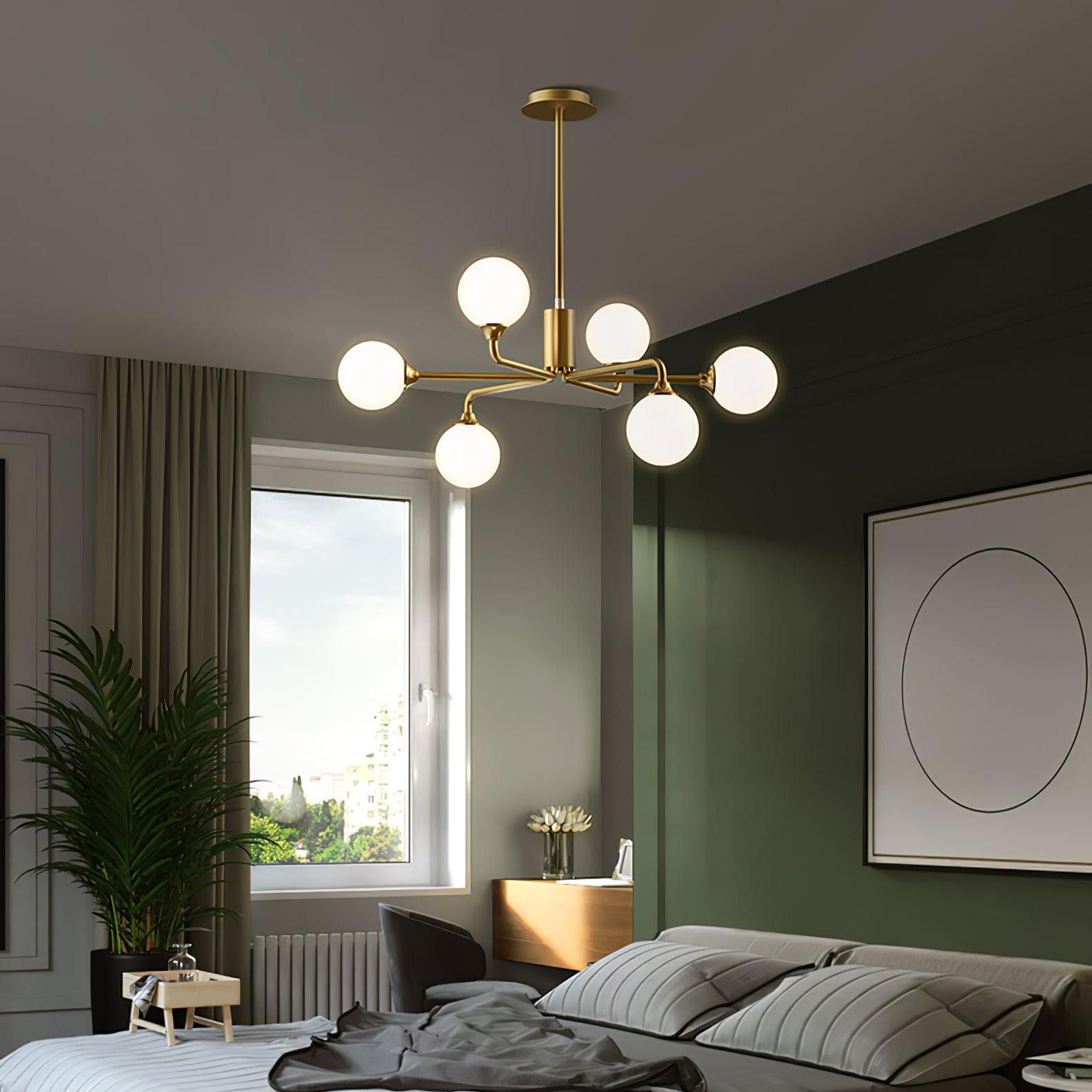Galaxy Moderne Glas-Kronleuchter-Letslighting