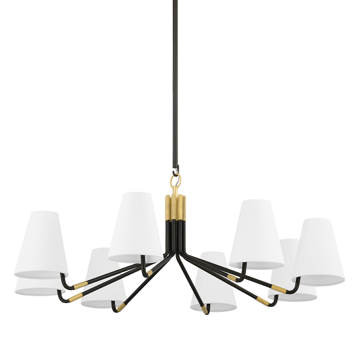 Stanwyck Vintage Industrieller Stoff-Kronleuchter-Letslighting