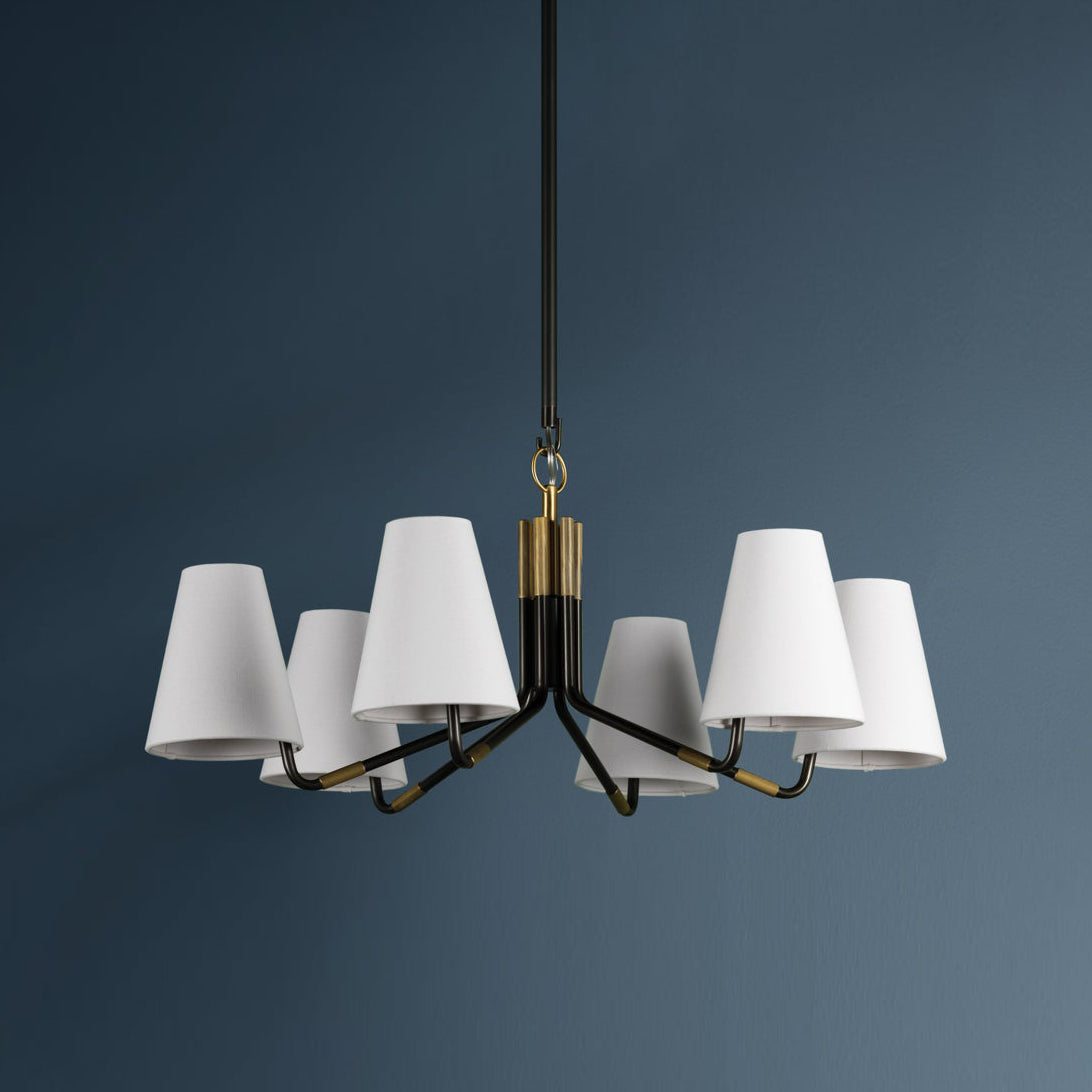 Stanwyck Vintage Industrieller Stoff-Kronleuchter-Letslighting