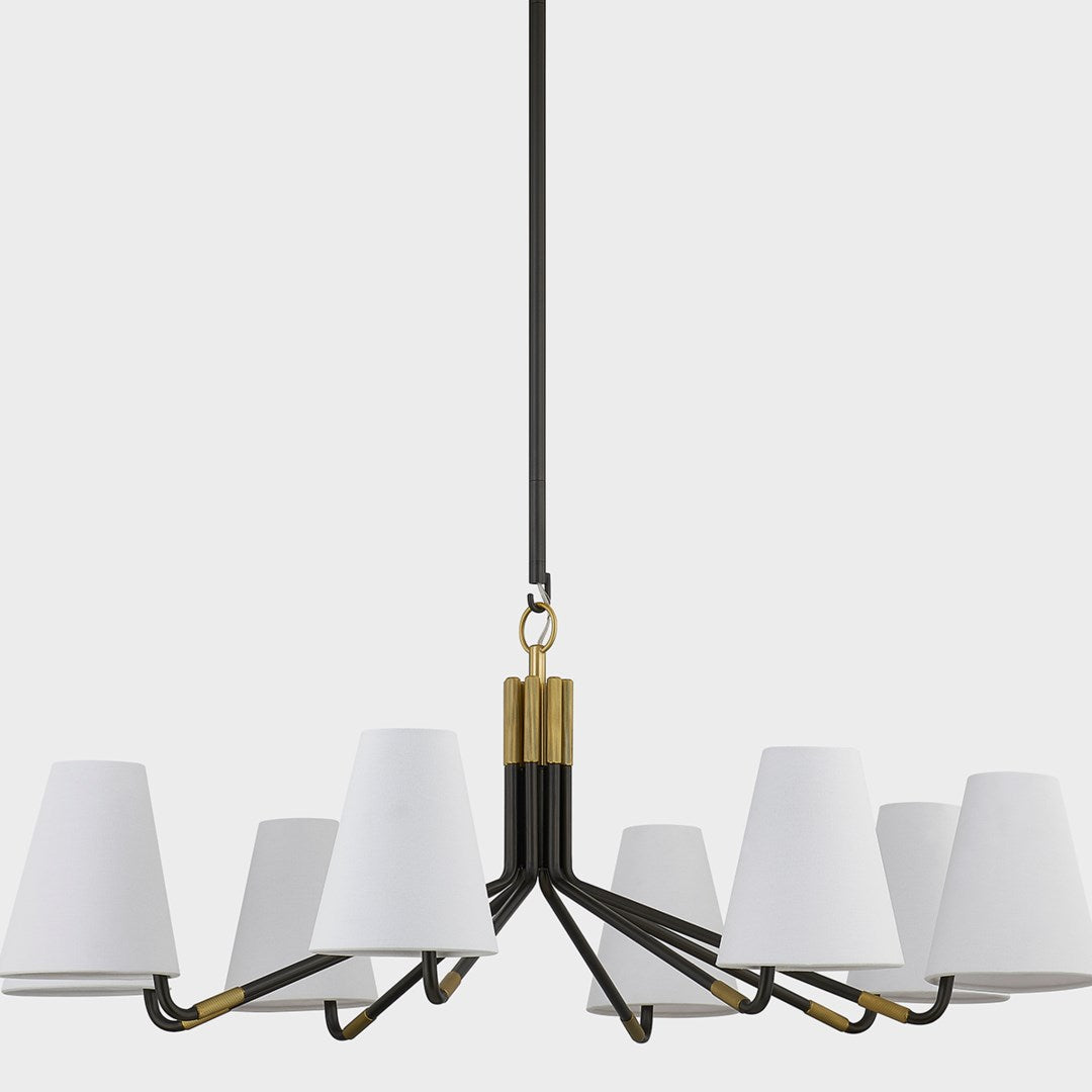 Stanwyck Vintage Industrieller Stoff-Kronleuchter-Letslighting