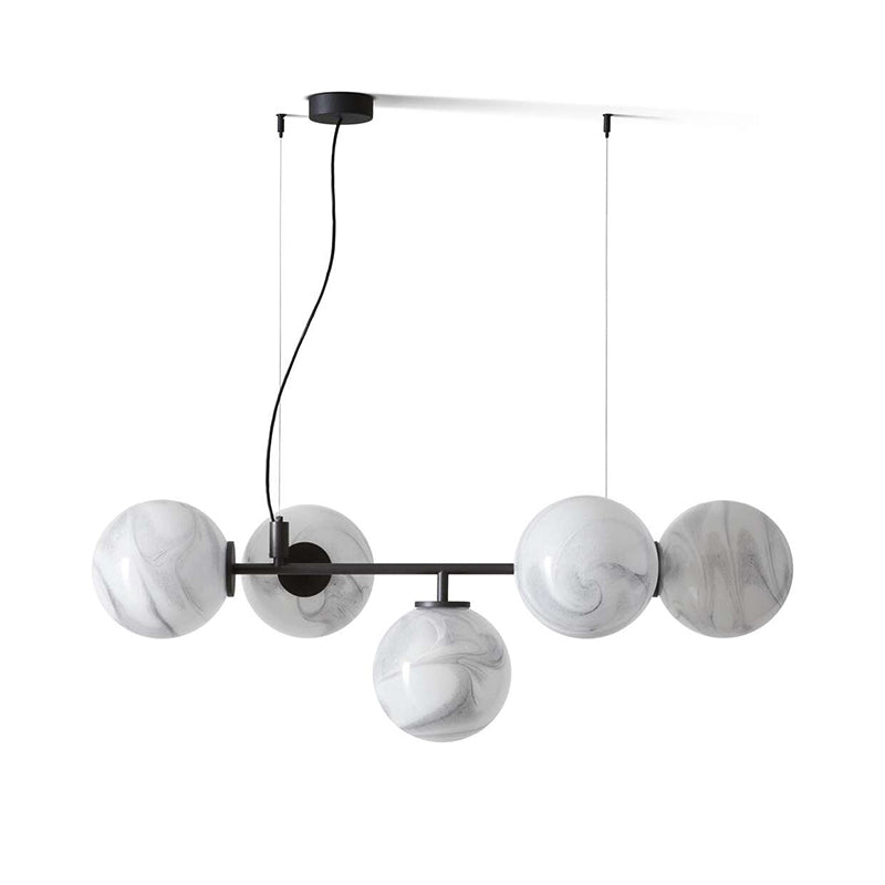 Ilmaros Glas Premium Nordisch Art Kronleuchter-Letslighting