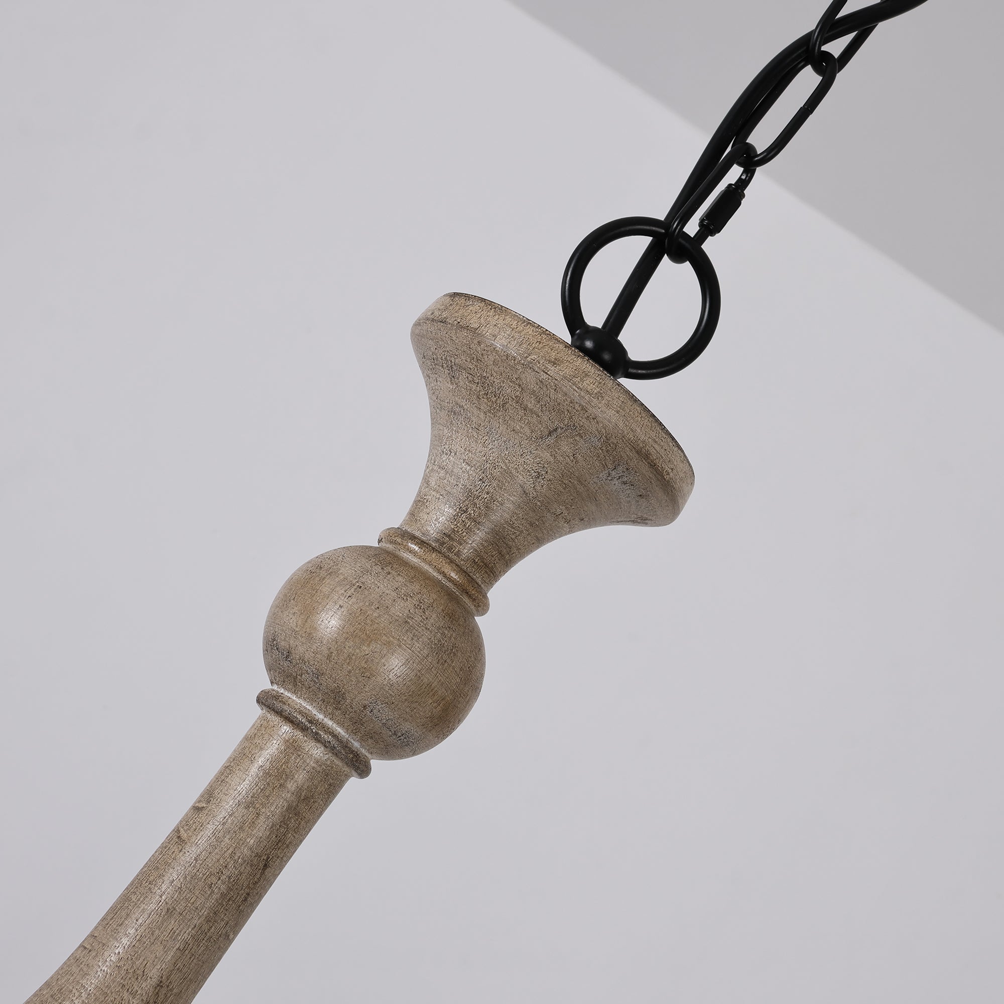 Zatheora Vintage Kronleuchter aus Holz-Letslighting