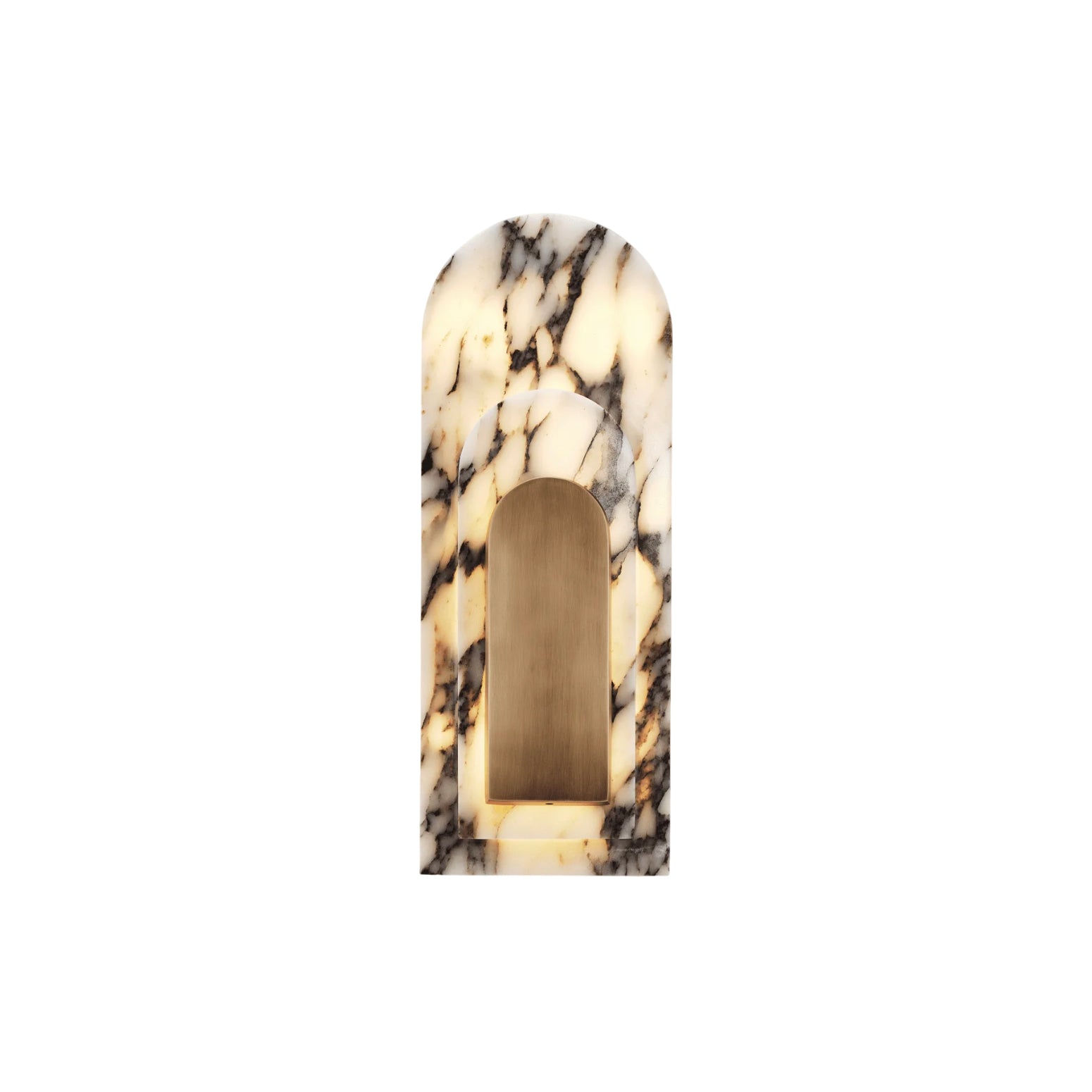 Utheisra Modern Minimalist Island Brass Marble Wall Lamp - Letslighting