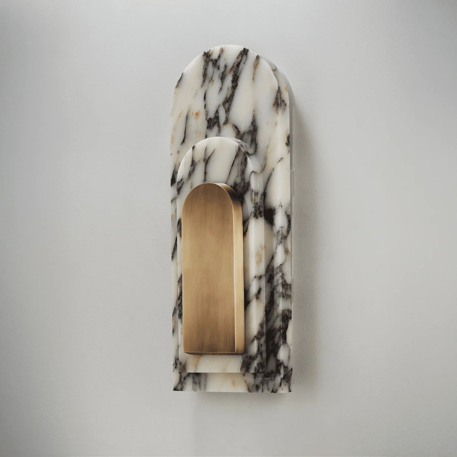 Utheisra Modern Minimalist Island Brass Marble Wall Lamp - Letslighting