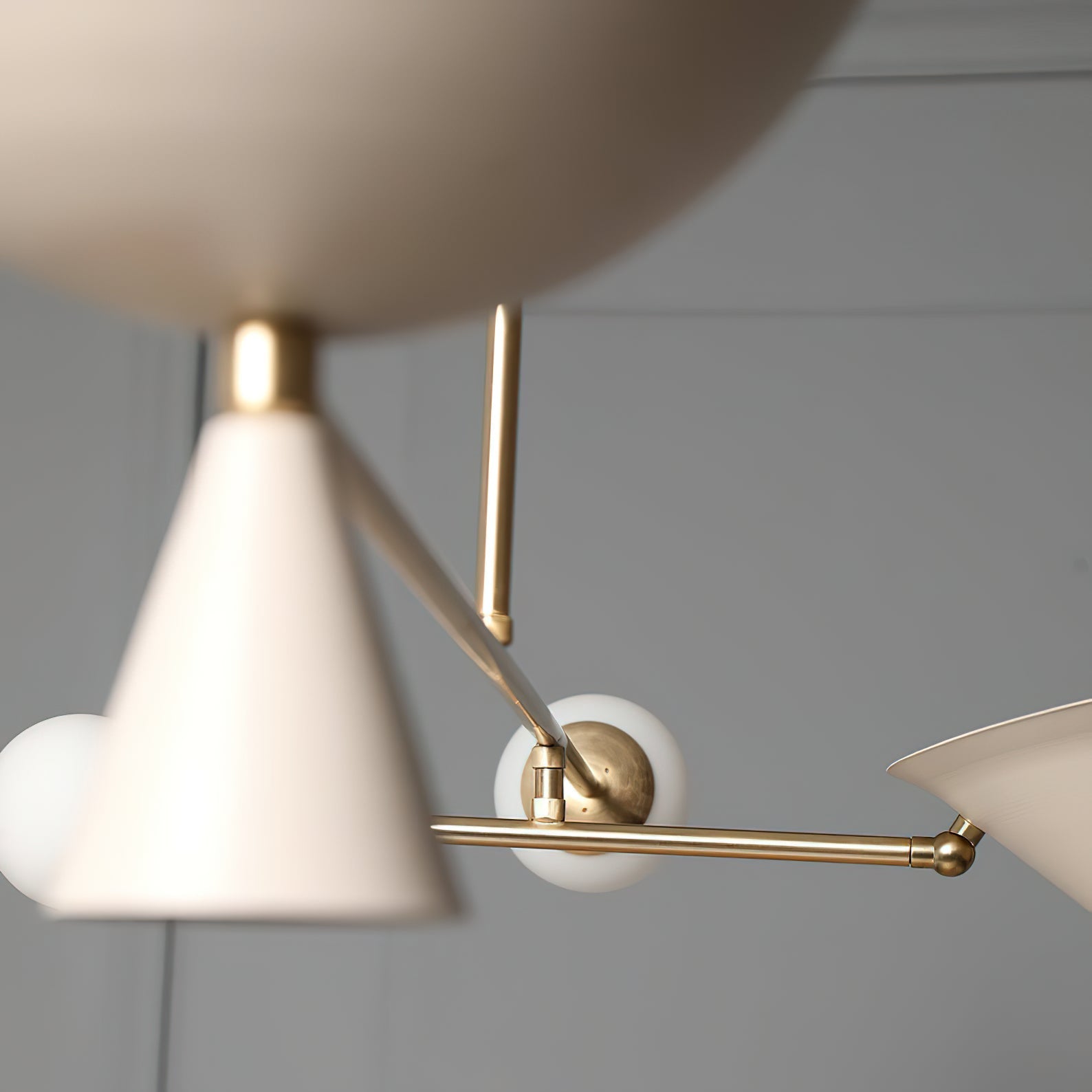 Comareth Messing Glas Luxus Mehrlicht Pendelleuchte-Letslighting
