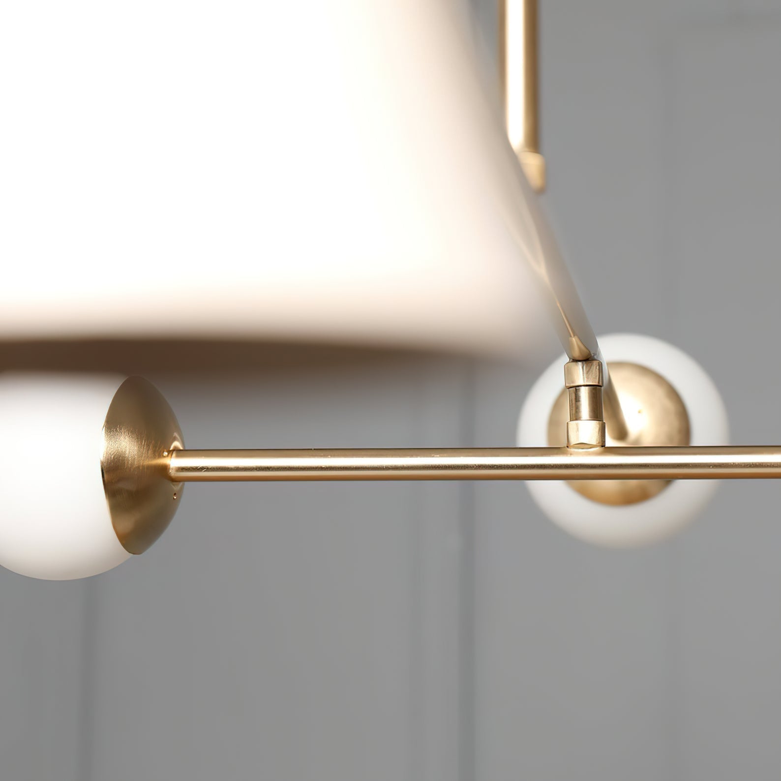 Comareth Messing Glas Luxus Mehrlicht Pendelleuchte-Letslighting