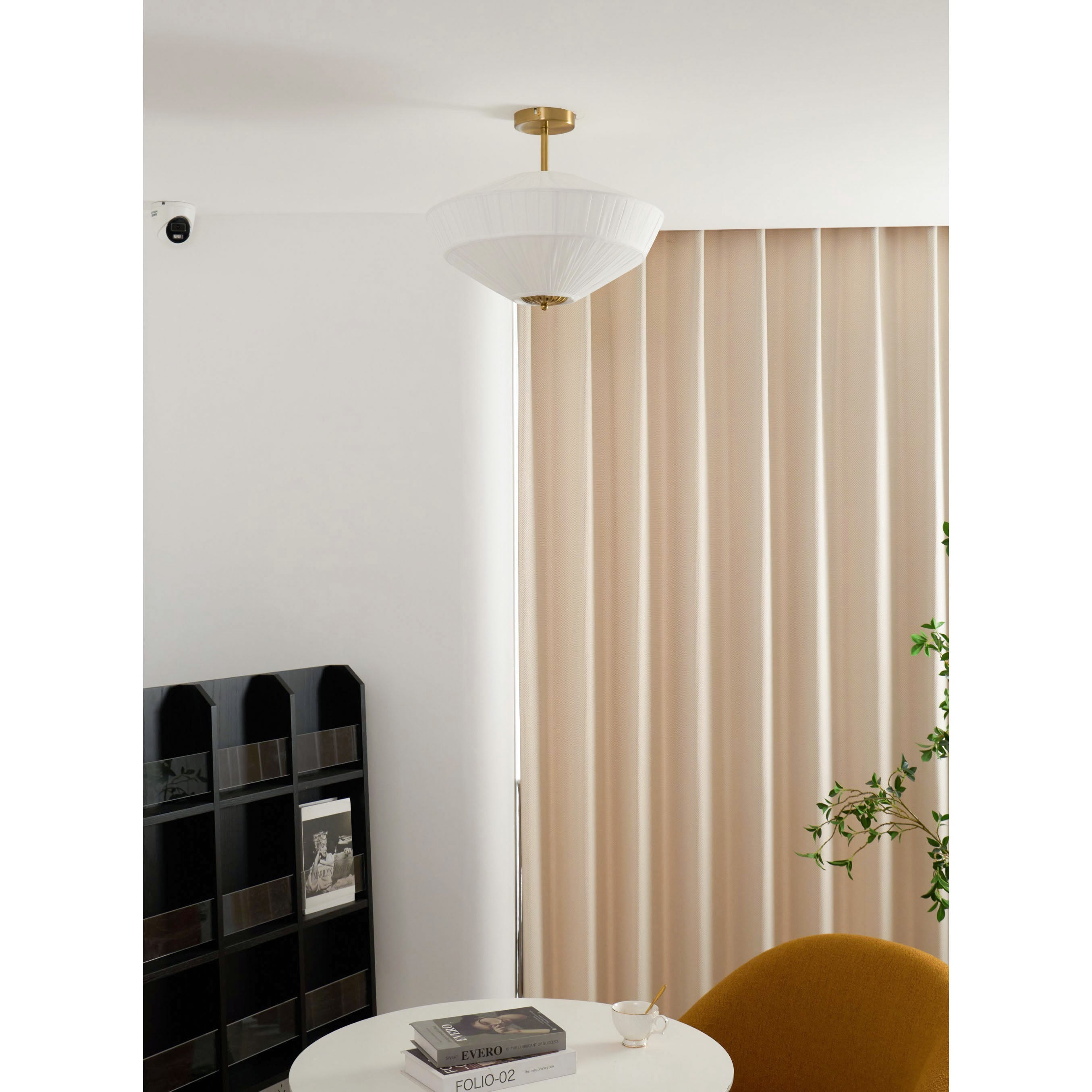 Casoreth Gefaltete Stoff Deckenleuchte-Letslighting