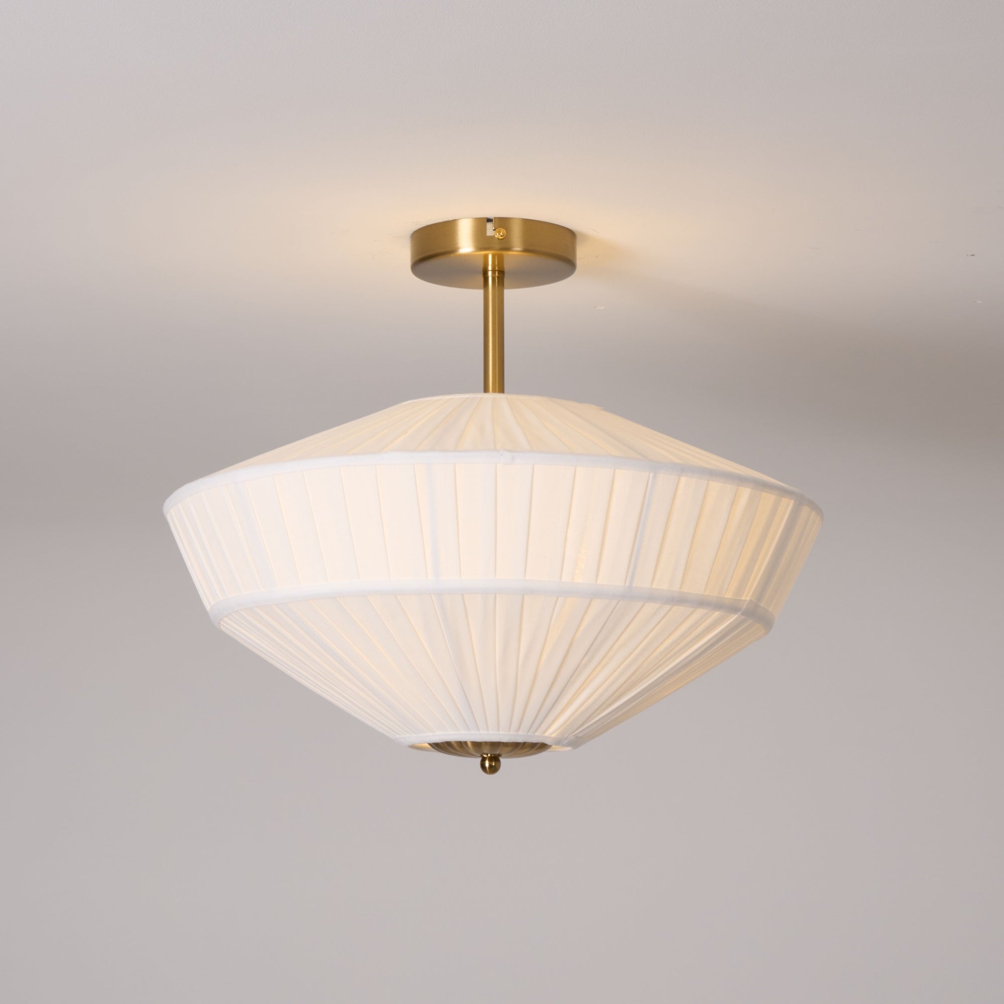 Casoreth Gefaltete Stoff Deckenleuchte-Letslighting
