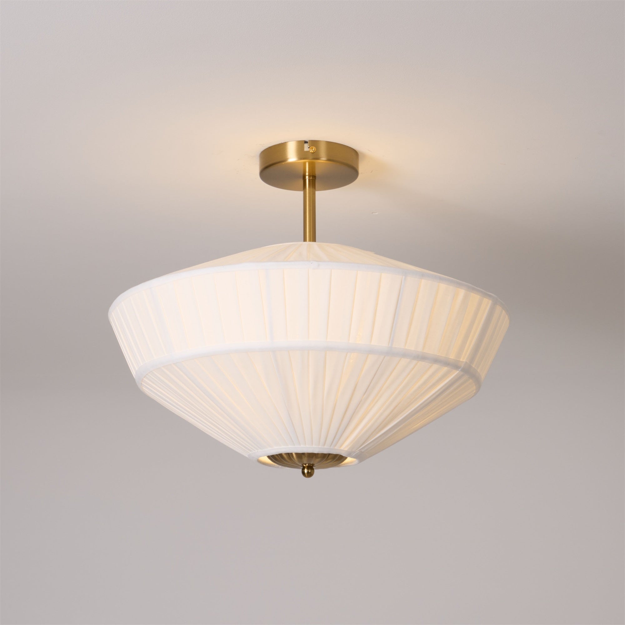 Casoreth Gefaltete Stoff Deckenleuchte-Letslighting